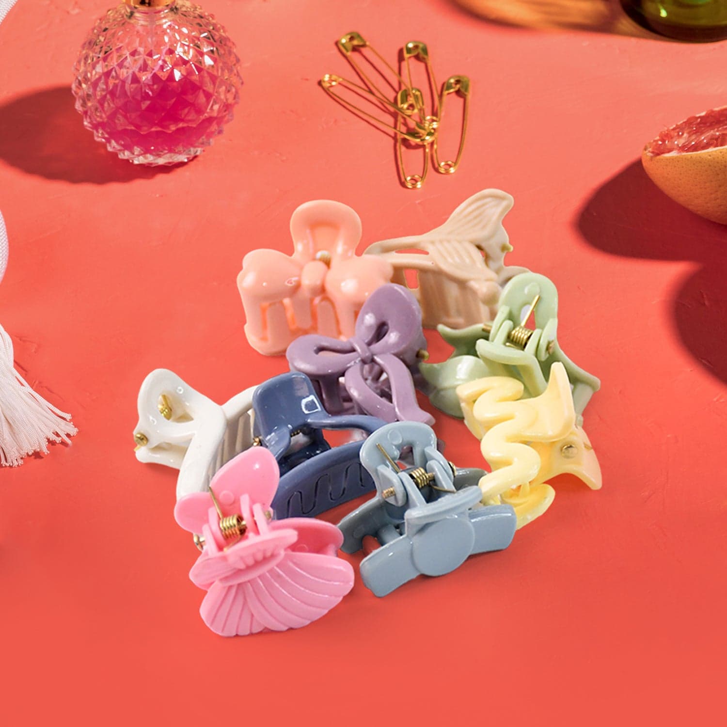 Hair Clips for Girls Kids Hair Accessories (6 Pcs Set), Hair accessories (Mix Design) thumbnail 4