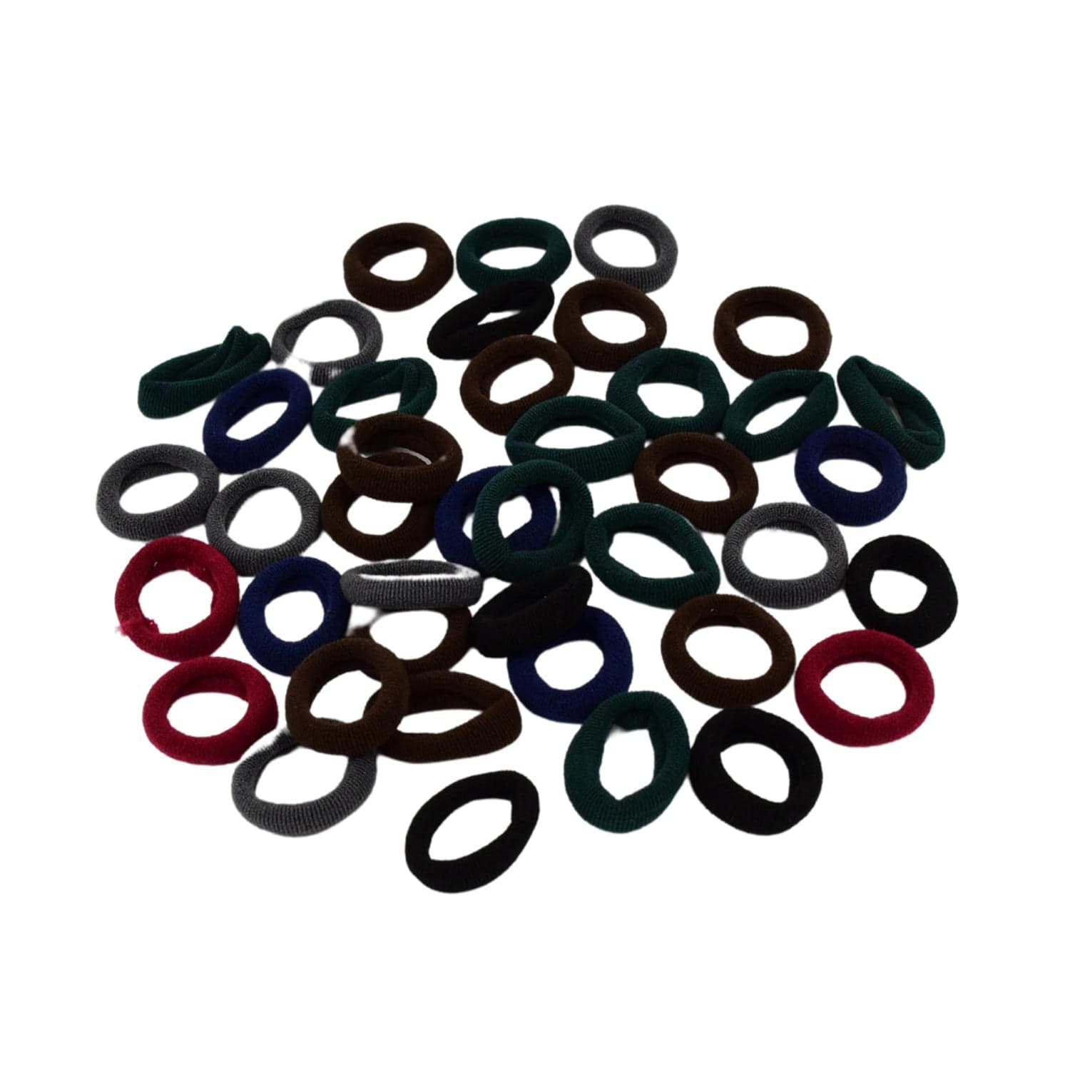Small Ponytail Holder Bands For Hair Rubber Bands (Pack Of 50 / Multicolour) thumbnail 5