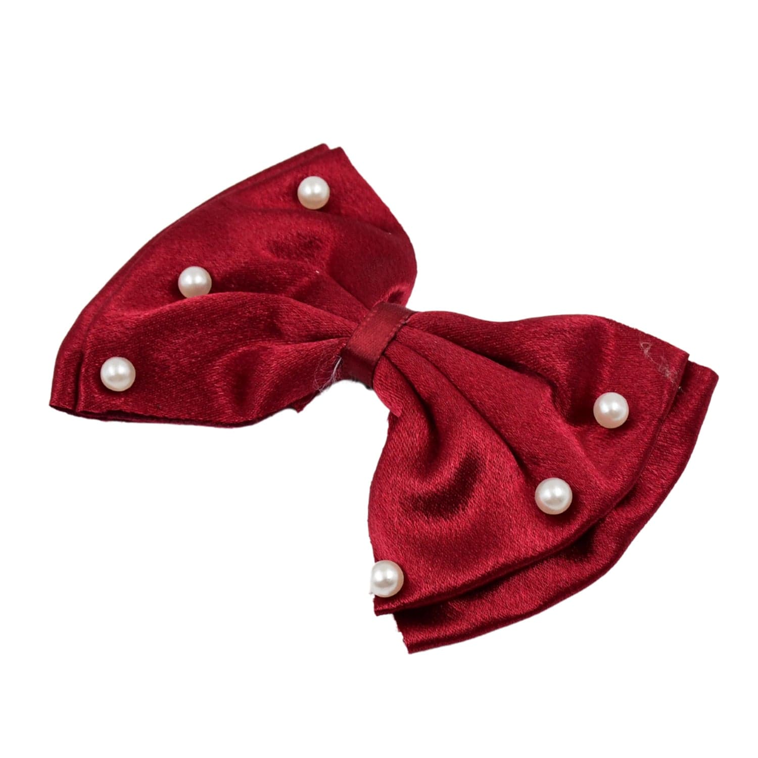 Hair Bow Knot Clip Suitable For Girls (1 Pc / Multicolour), Hair accessories thumbnail 5