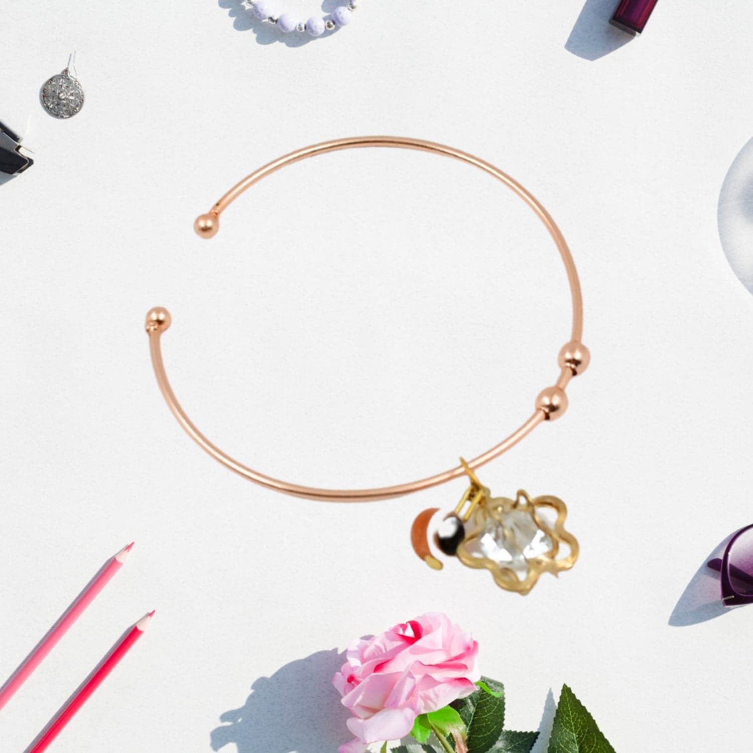 Charm Bracelet, Kada Bracelet (1 Pc / Mix design) thumbnail 4