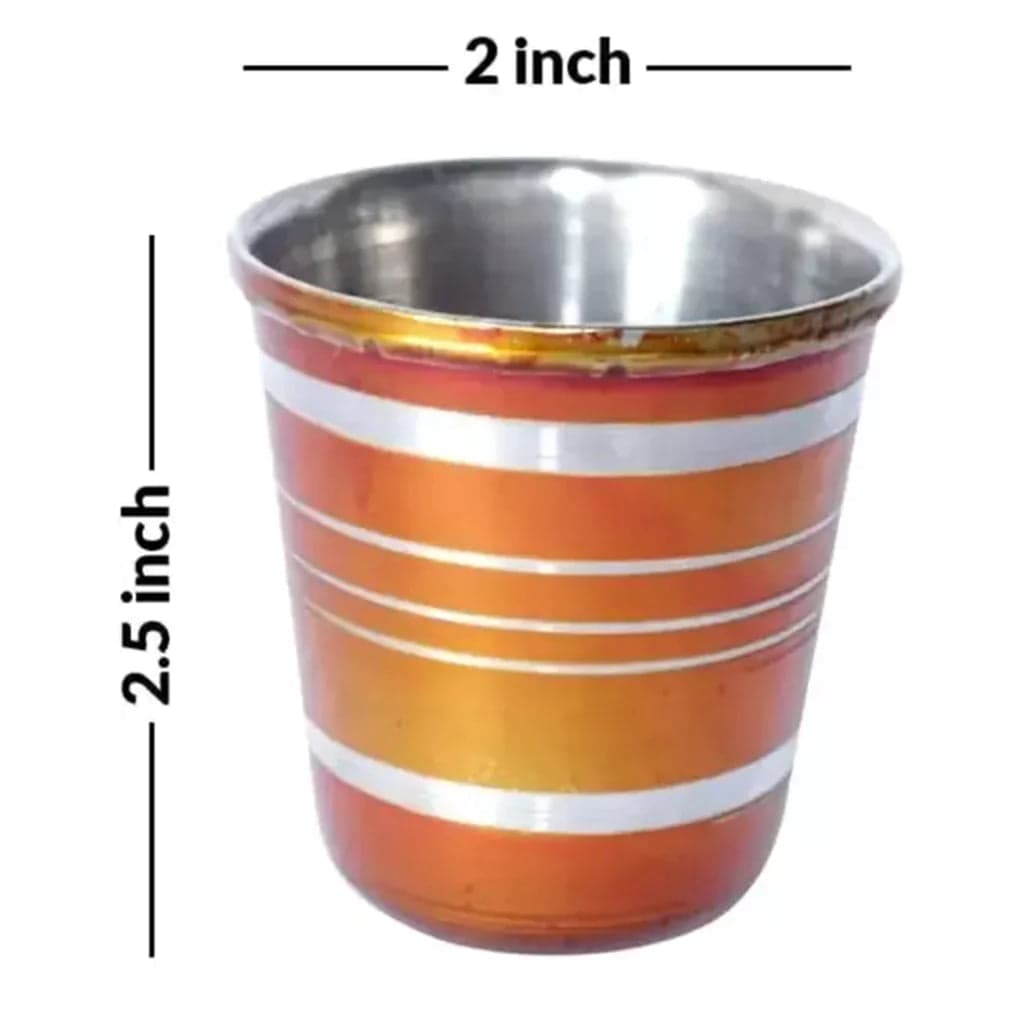 Stainless Steel Glass With Bell Sound For Kids Boys And Girls Glass Set Water/Juice Glass thumbnail 6