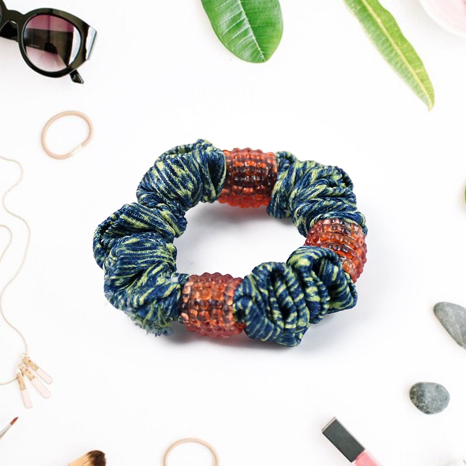 Small Hair Rubber Bands (Pack of 1 / Multicolour / Design), Hair accessories thumbnail 7
