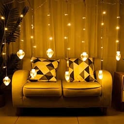 8 Feet 12 Wish Heart Ball String Led Lights With Color Box For Home Decoration ID-3387