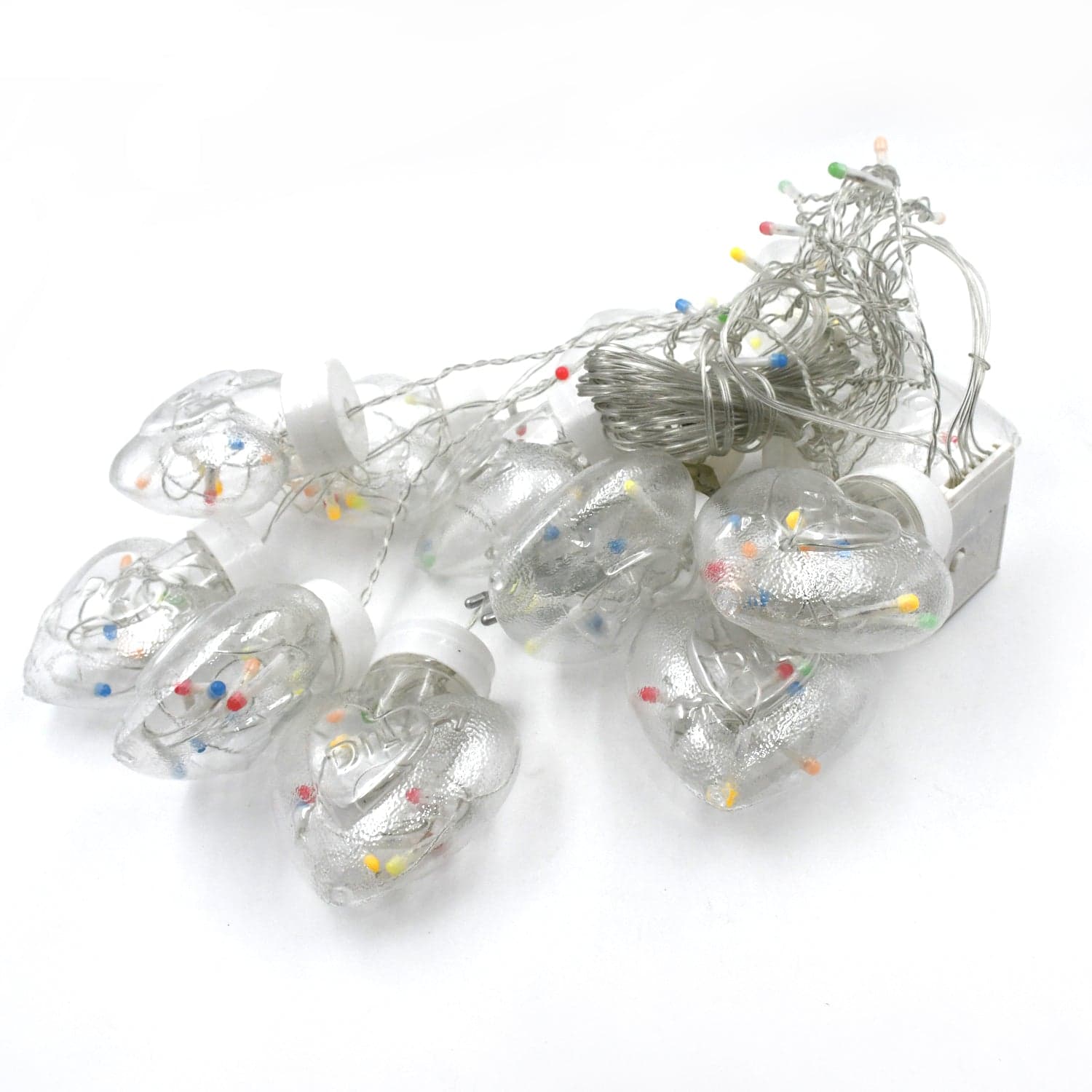 8 Feet 12 Wish Heart Ball String Led Lights With Color Box For Home Decoration ID-3388 thumbnail 4