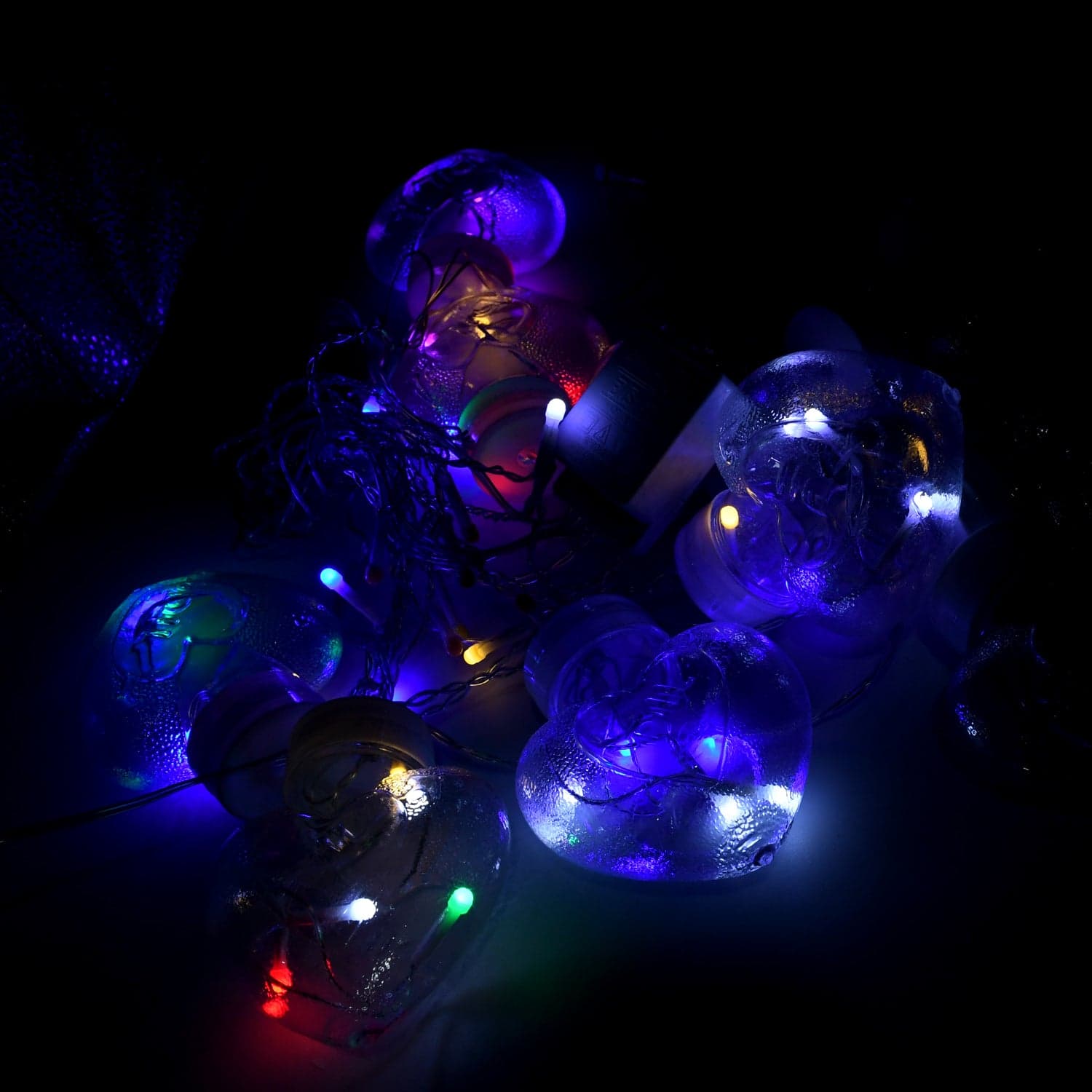 8 Feet 12 Wish Heart Ball String Led Lights With Color Box For Home Decoration ID-3388 thumbnail 5
