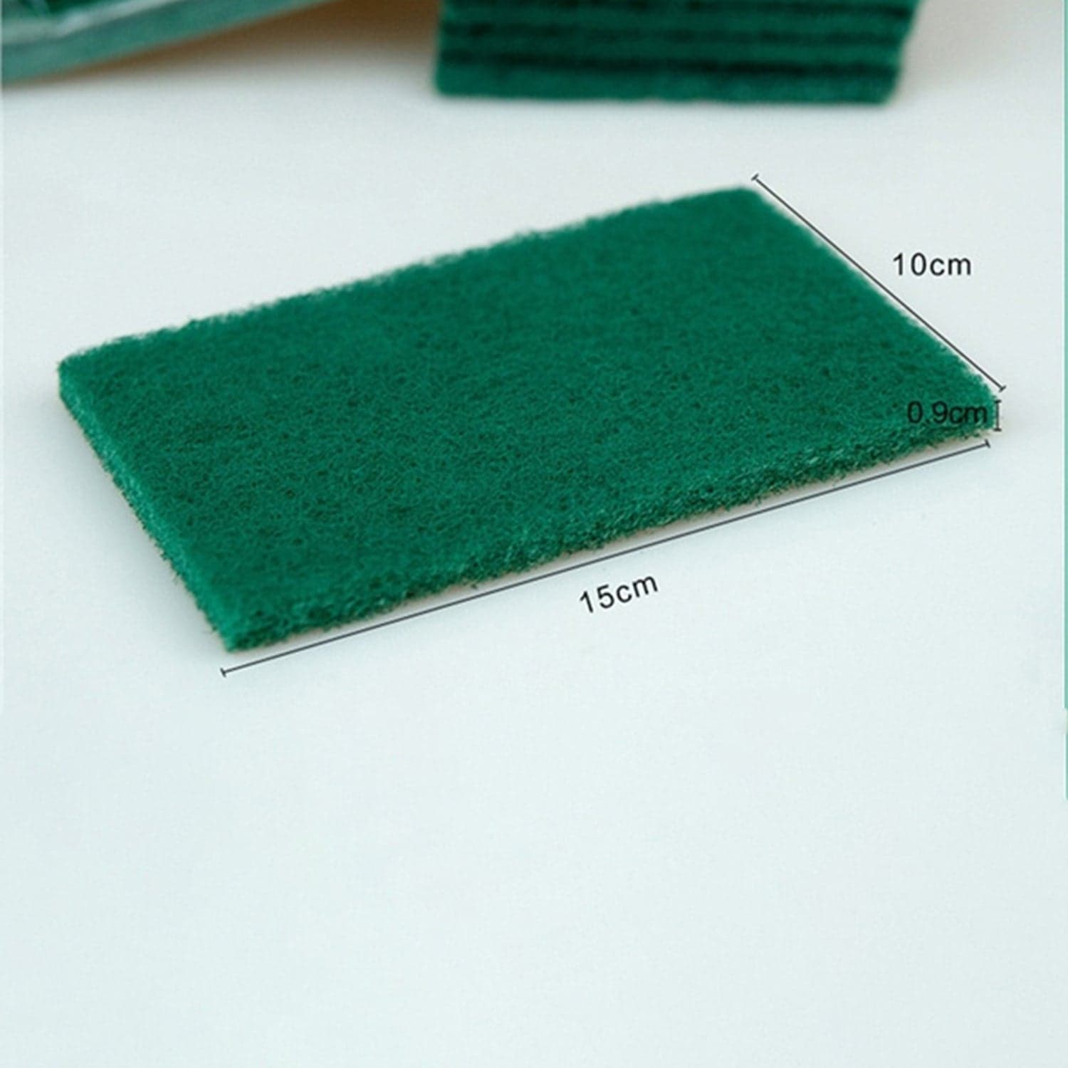 Scrub Sponge Cleaning Pads Aqua Green 10PCS thumbnail 7