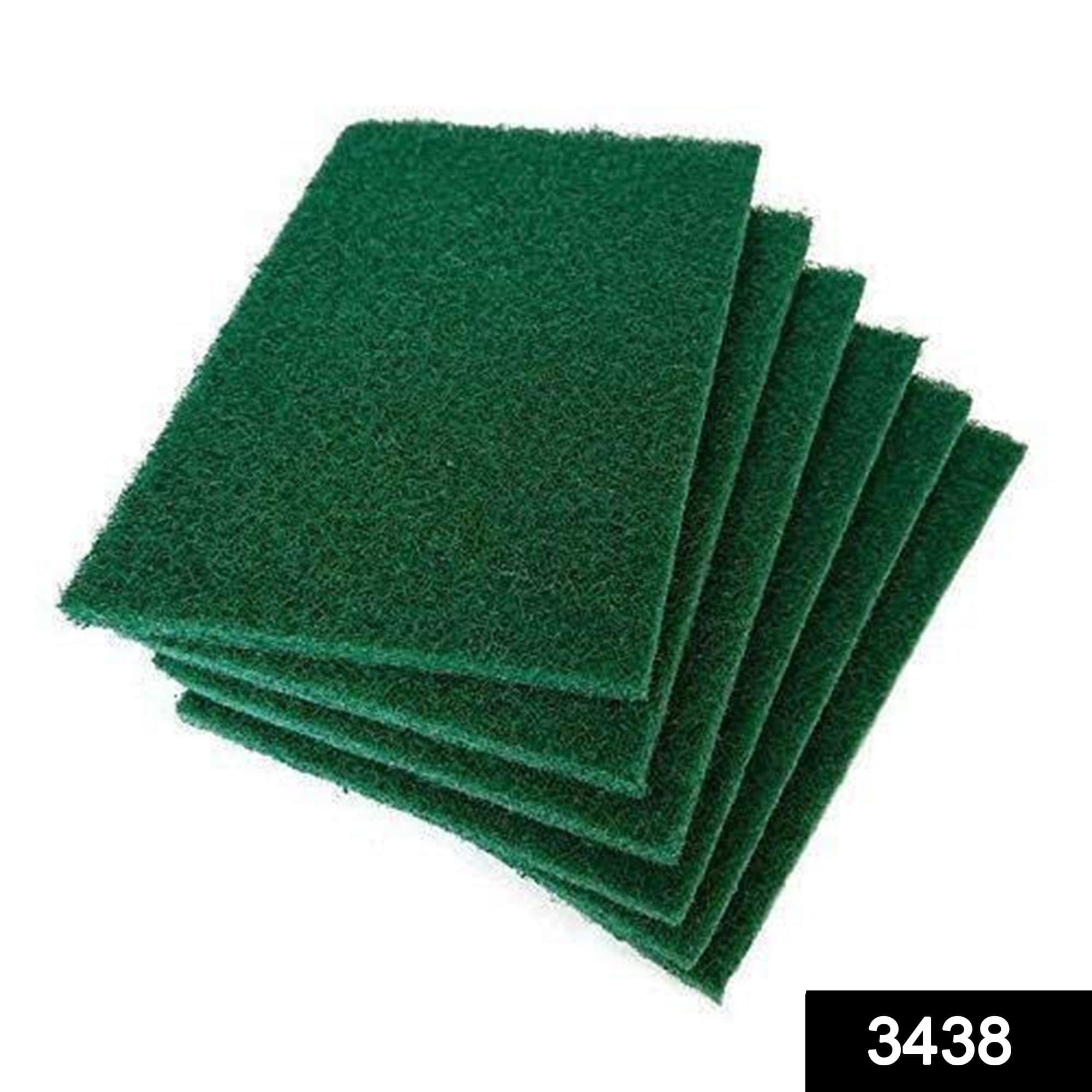 Scrub Sponge Cleaning Pads Aqua Green (Pack Of 6) thumbnail 2