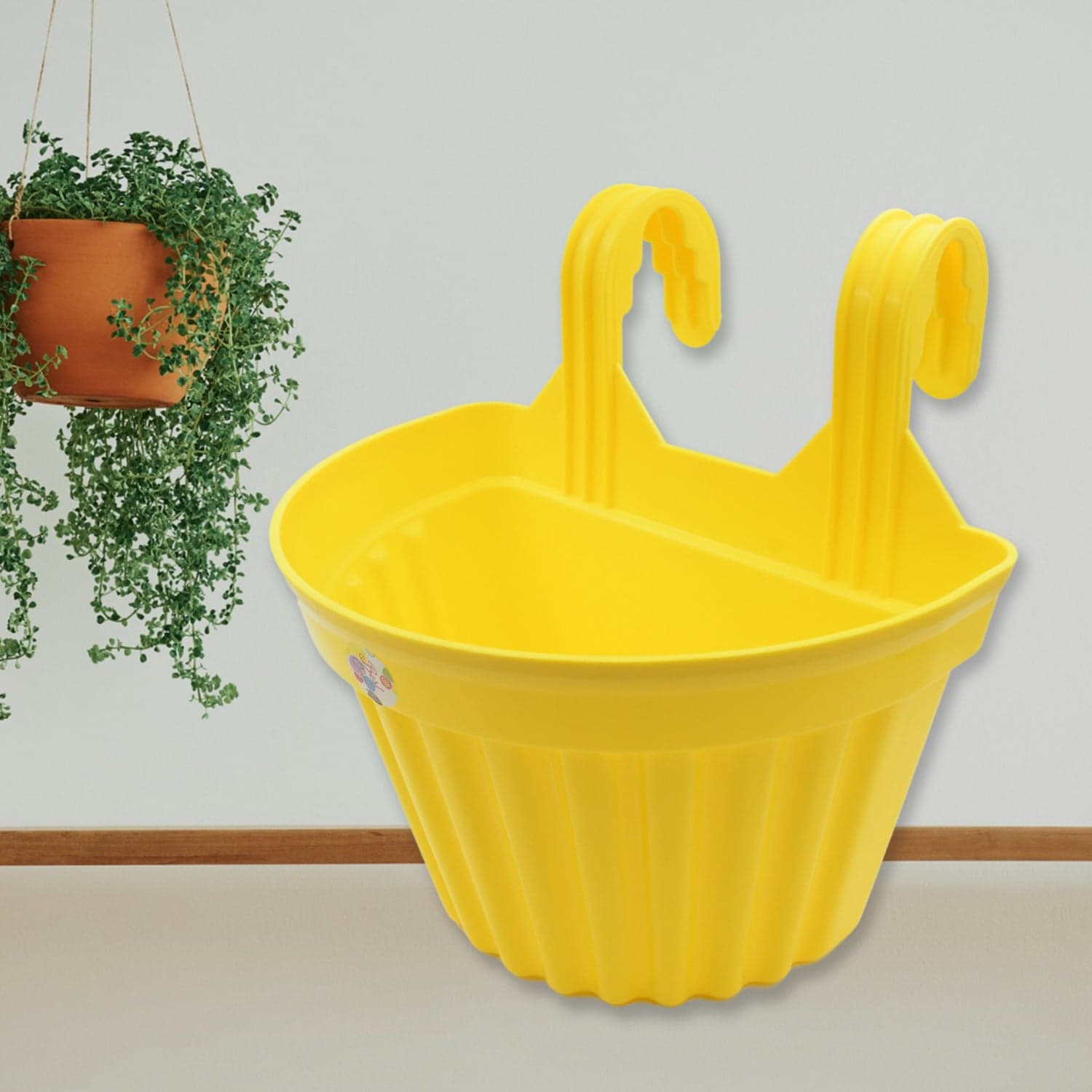Multicolor Hanging Plastic Planters Orchid Relling  thumbnail 4