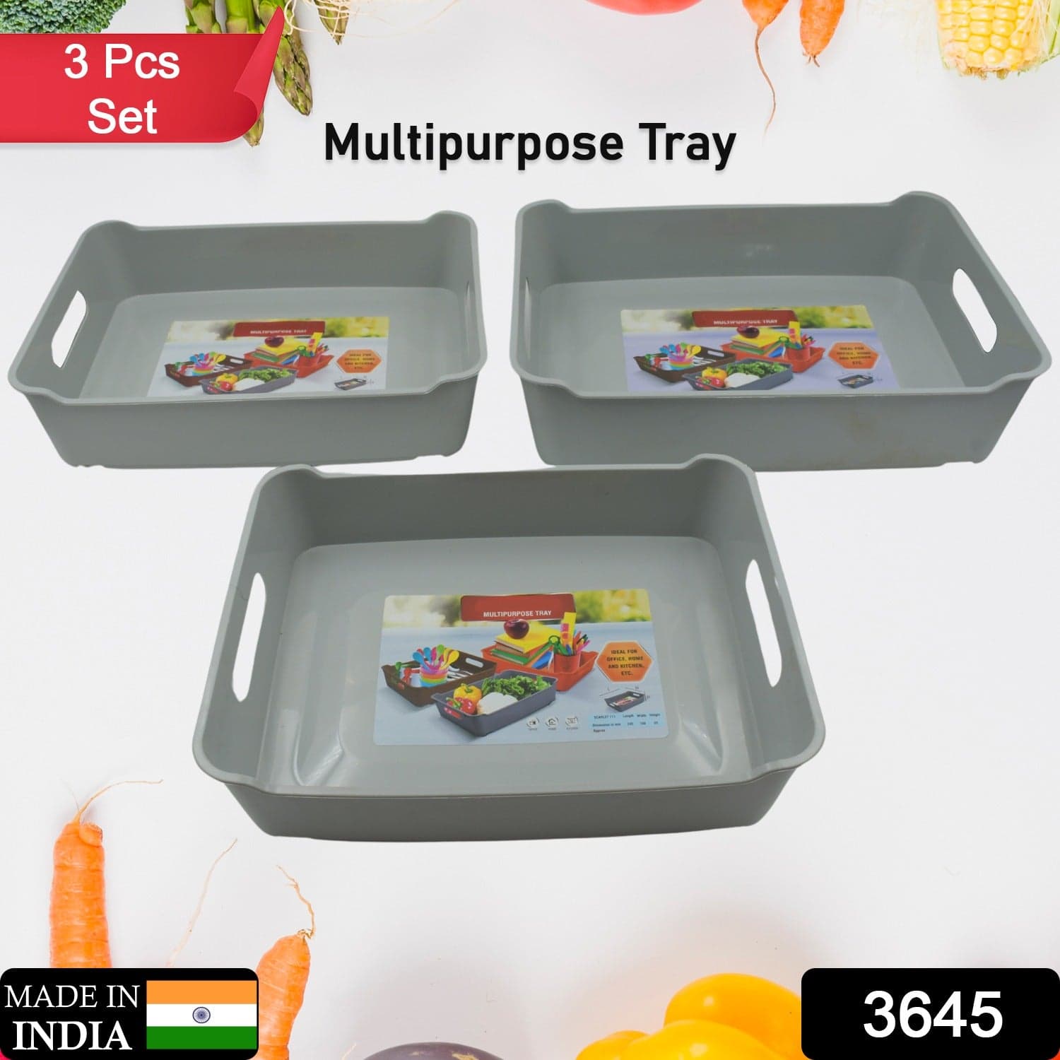 Multipurpose Organising & Storage Plastic Tray thumbnail 2
