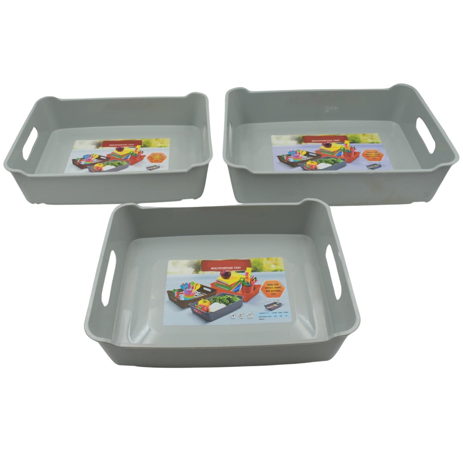 Multipurpose Organising & Storage Plastic Tray thumbnail 4