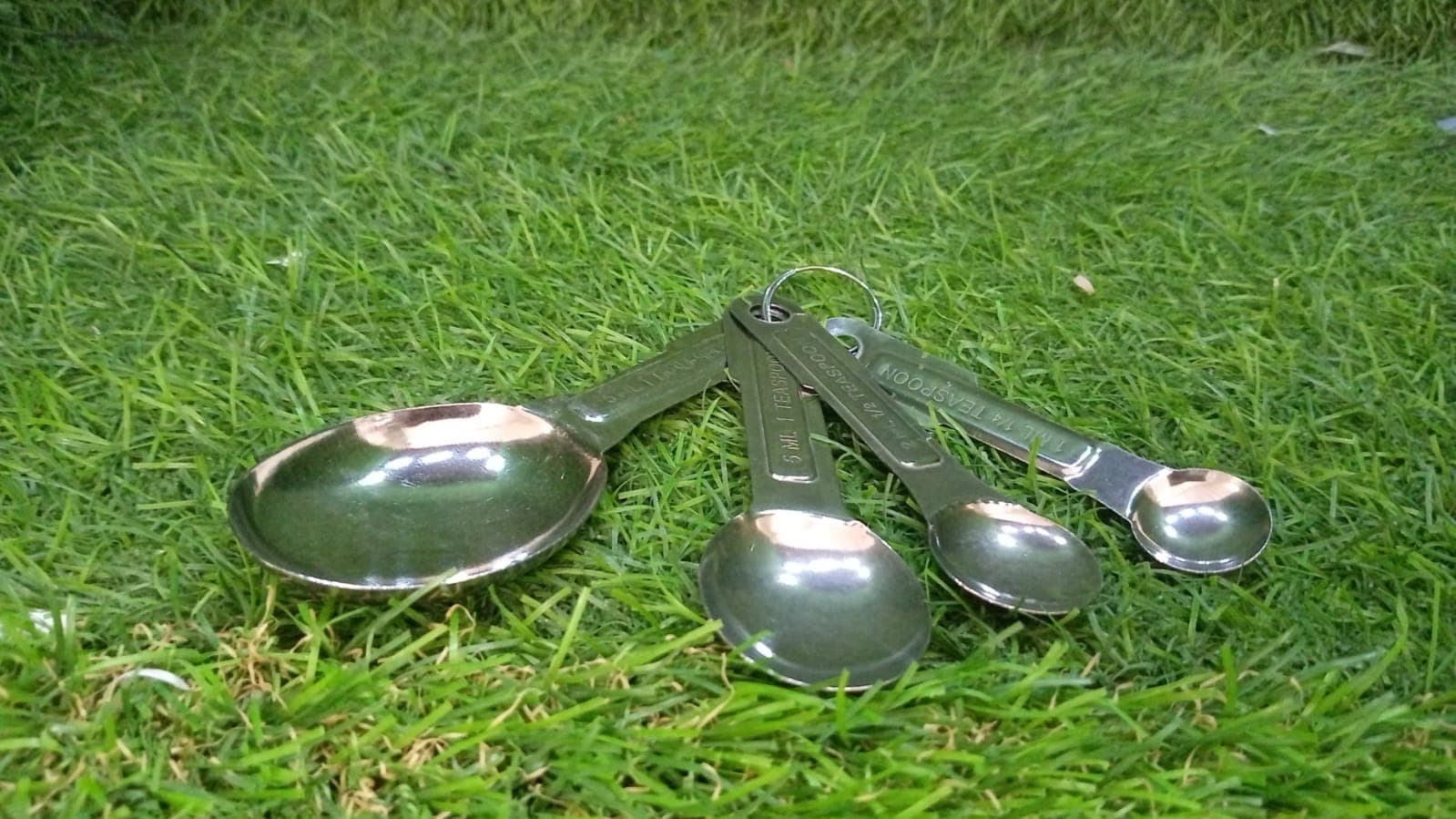 Stainless Steel Measuring Spoons Set - 4pcs, Anti-Rust for Kitchen & Baking thumbnail 8