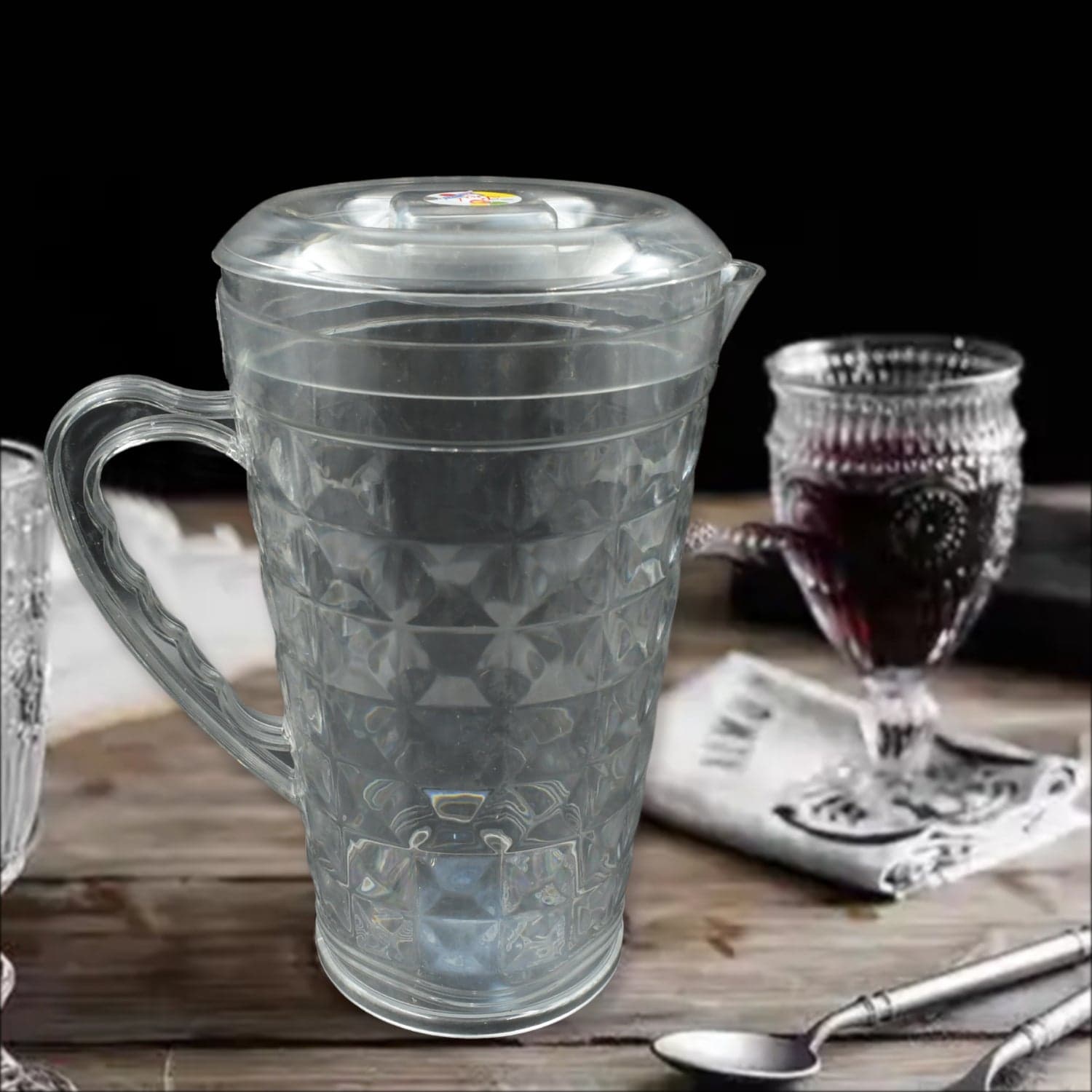 Mocktail Pet Jug Plastic Jug With Lid thumbnail 3