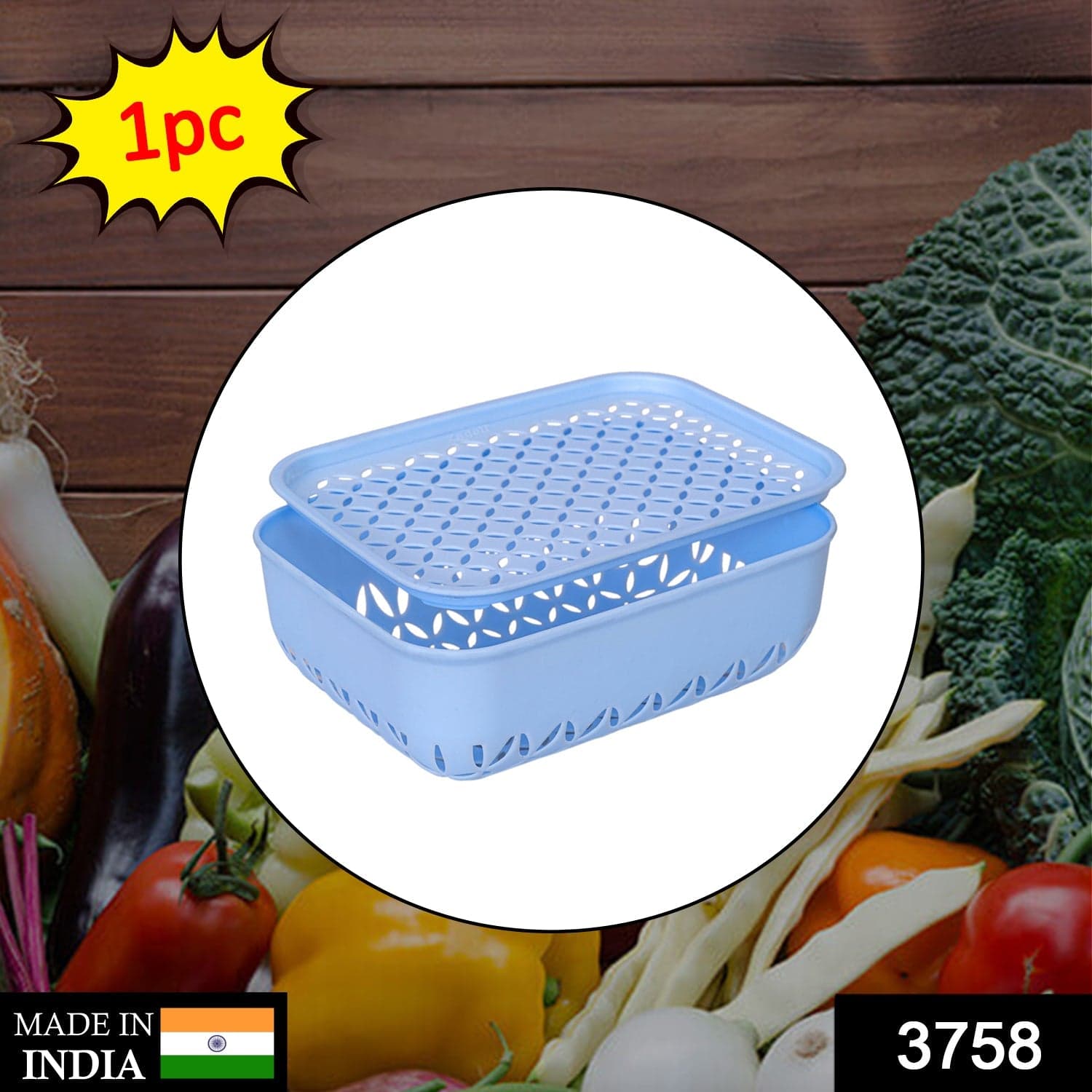 1 Pc Kothmir Basket widely used in all types of household places for holding and storing various kinds of fruits and vegetables etc. thumbnail 2