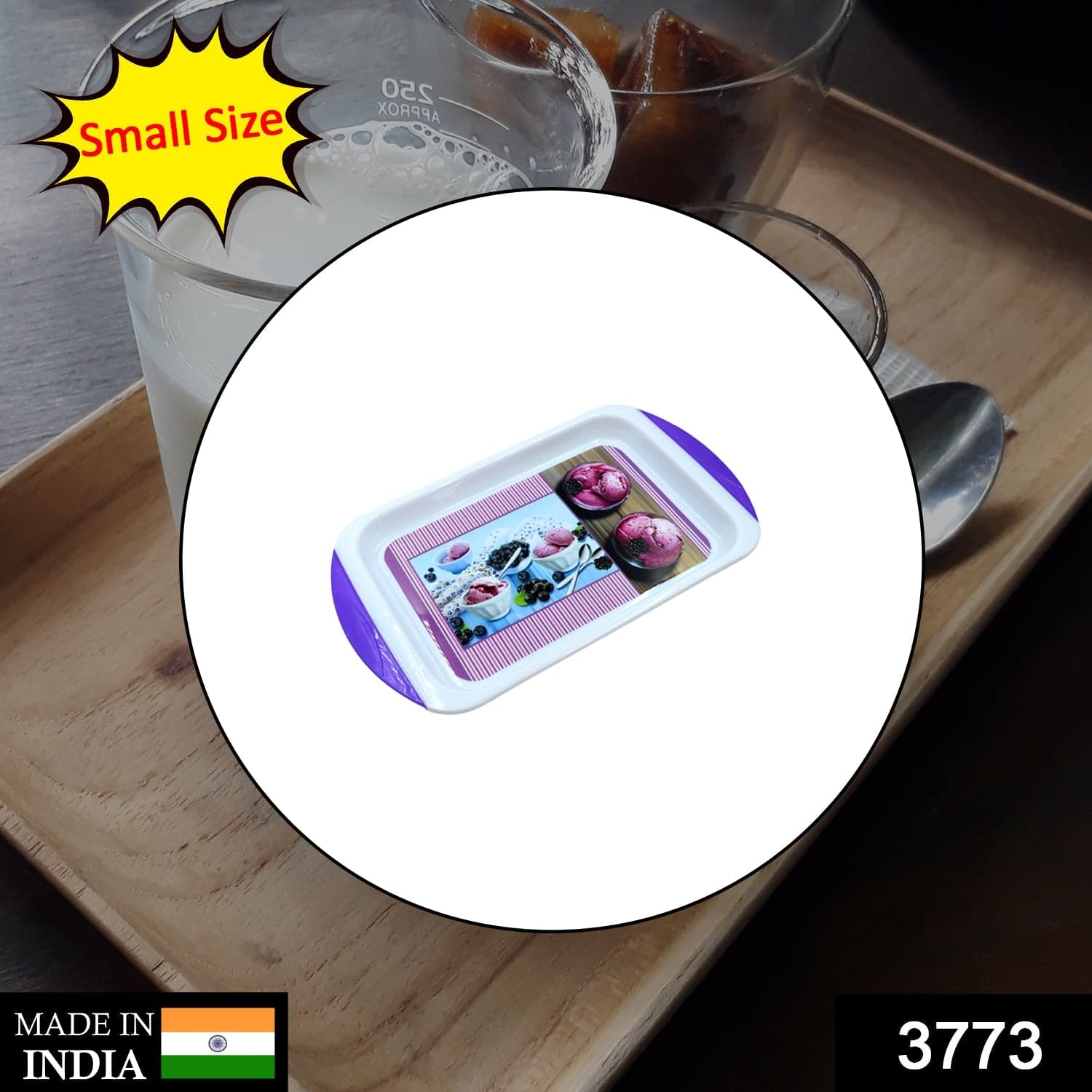 Small Plastic Tray for Kitchen and General Purpose thumbnail 2