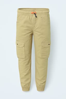 cargo pant cotton base cream color