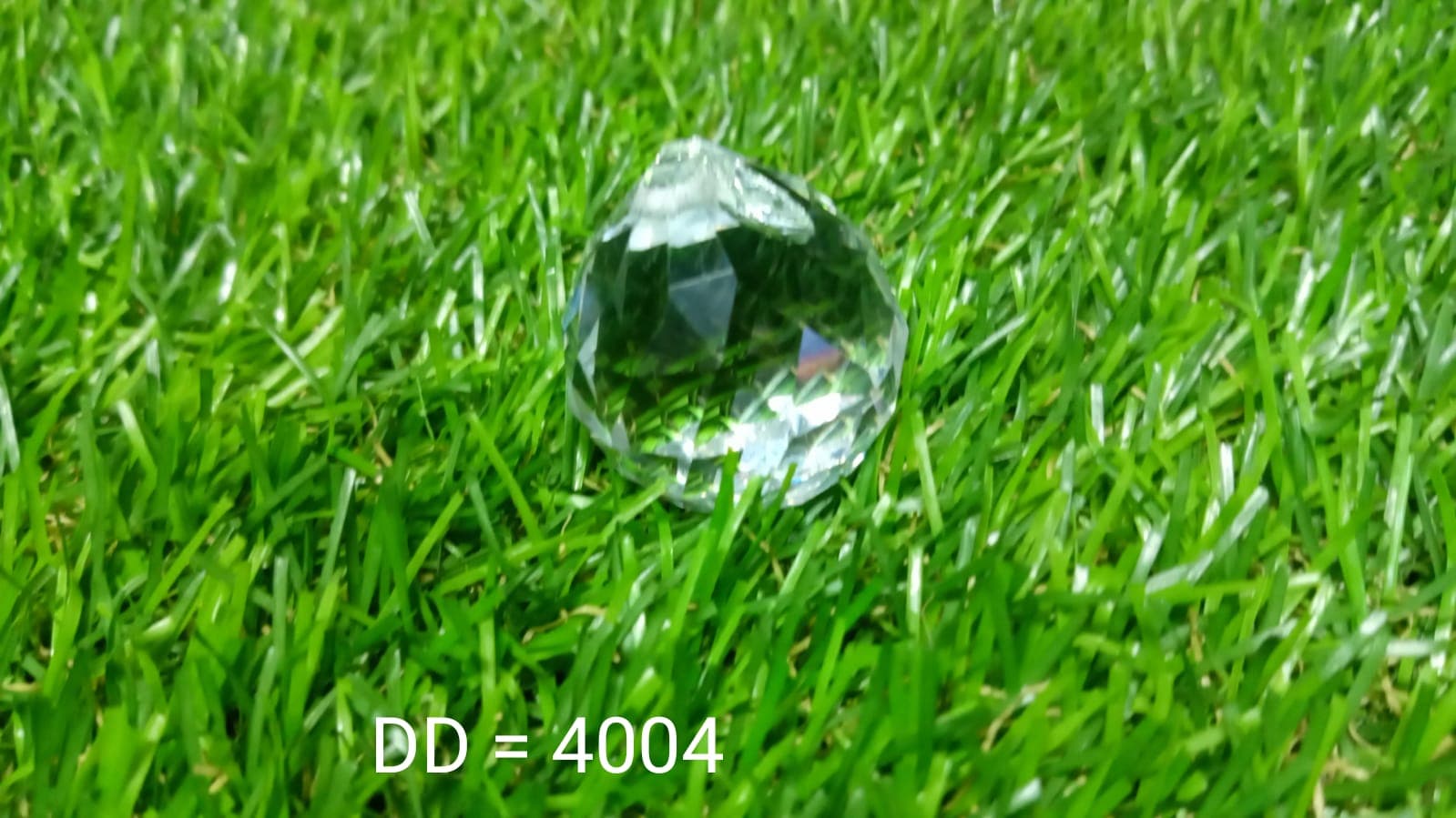 White Crystal Ball Hanging Crystal Ball for Home and Office or Car Decor. thumbnail 8