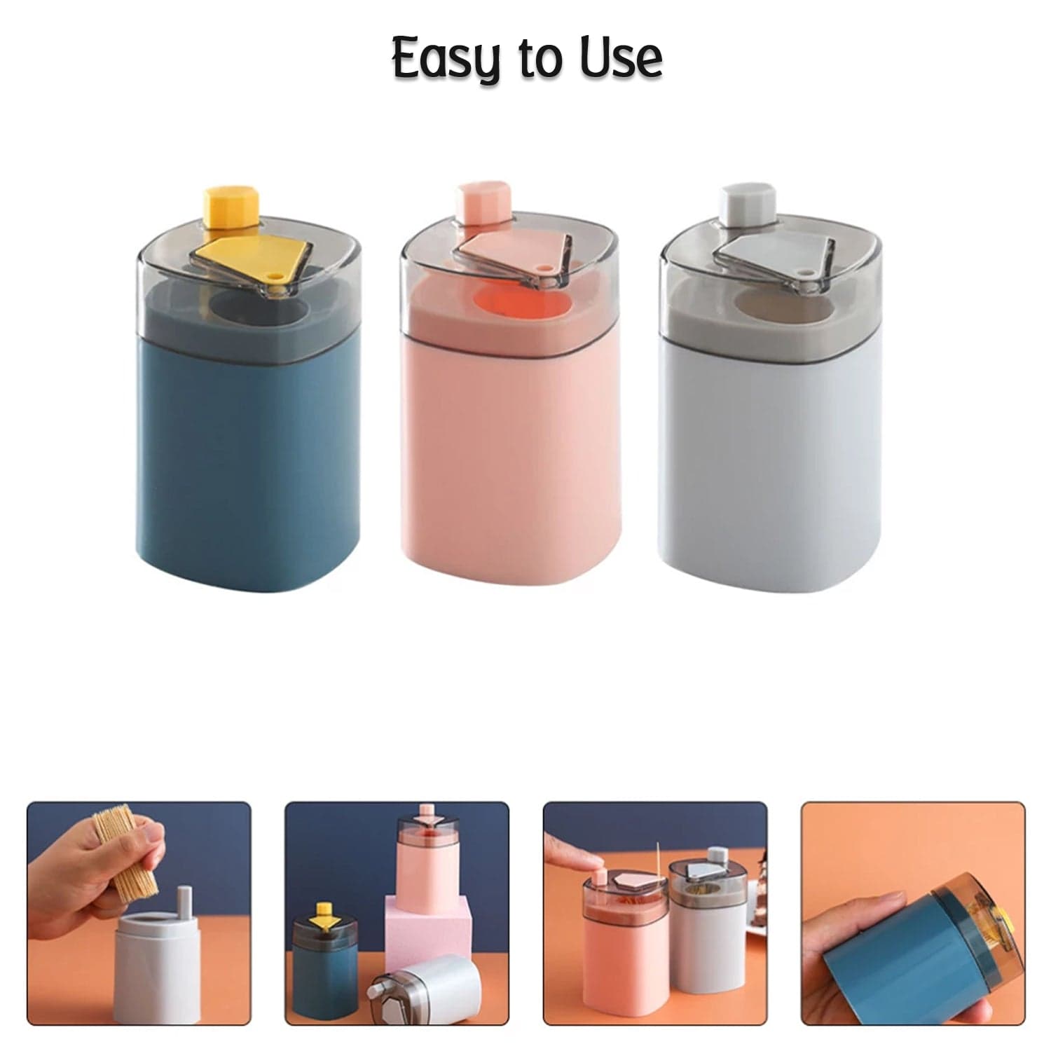 Pop-Up Automatic Toothpick Dispenser of Safe & Novel Storage Container thumbnail 10