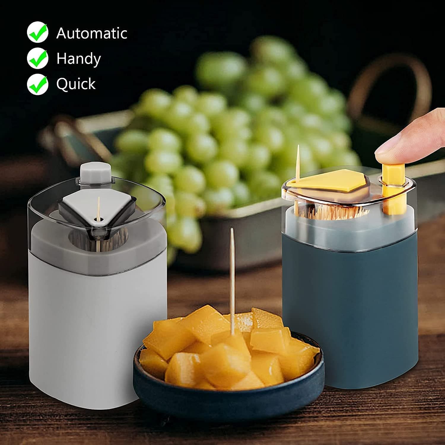 Pop-Up Automatic Toothpick Dispenser of Safe & Novel Storage Container thumbnail 6