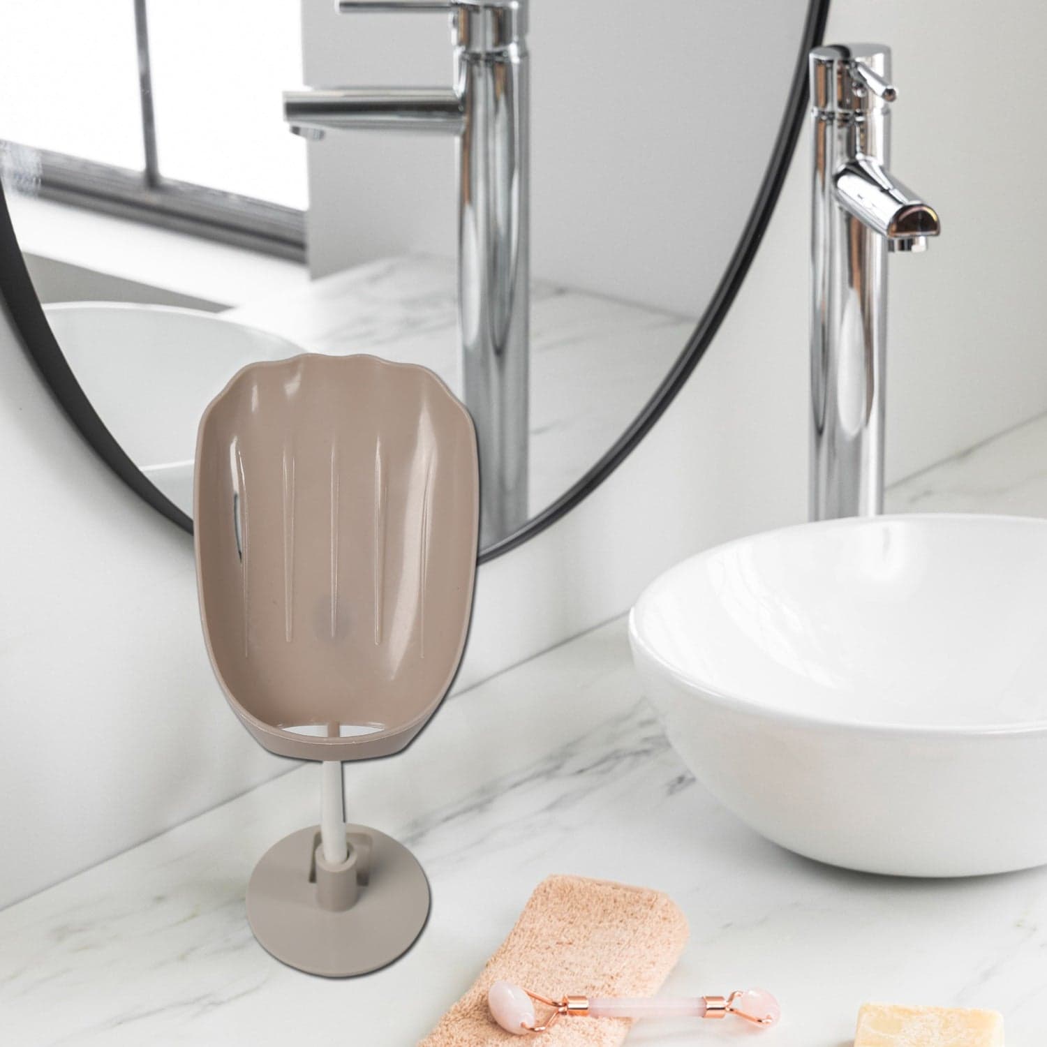 Soap Dish Wall Mounted Soap Adjustable Removable Soap Holder thumbnail 10