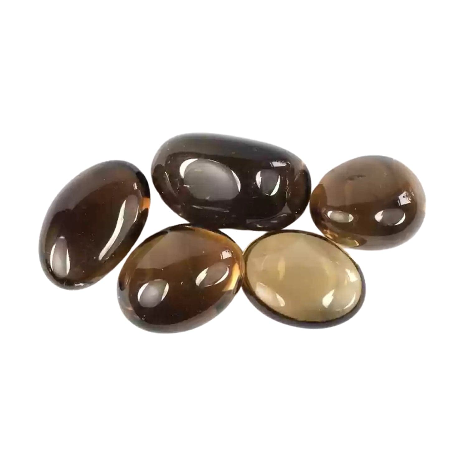 Glass Gem Stone, Flat Round Marbles Pebbles For Vase Fillers, Attractive Pebbles For Aquarium Fish Tank ID 4013 thumbnail 6