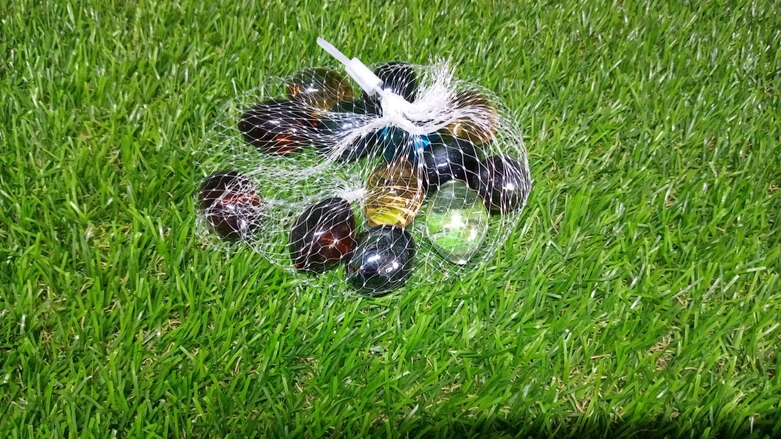 Glass Gem Stone, Flat Round Marbles Pebbles For Vase Fillers, Attractive Pebbles For Aquarium Fish Tank ID 4013 thumbnail 8
