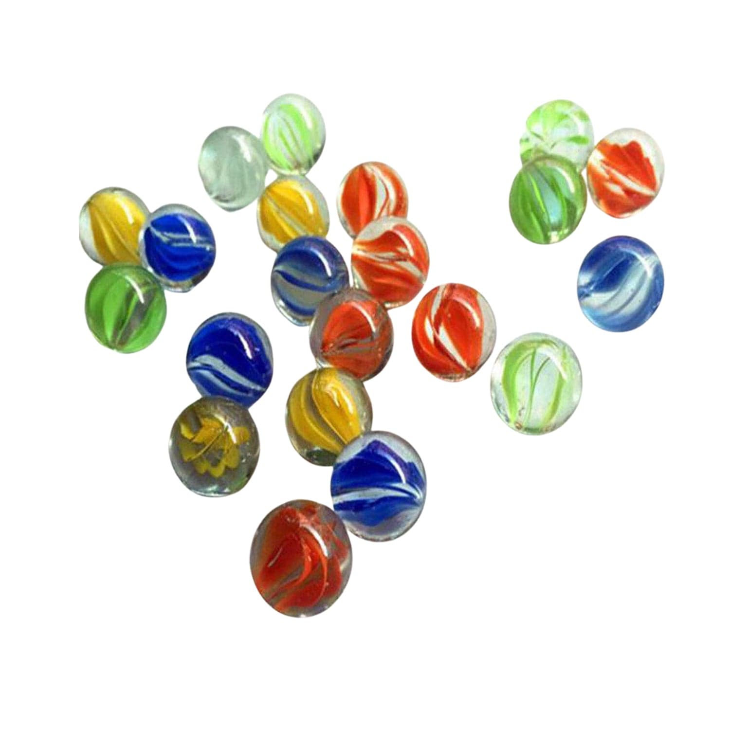 Glass Gem Stone, Flat Round Marbles Pebbles For Vase Fillers, Attractive Pebbles For Aquarium Fish Tank ID 4020 thumbnail 5