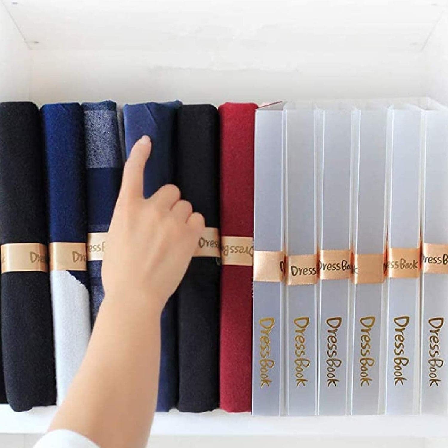DressBook T Shirt Folder Soft Bendable Folding Board Clothes Folder Storage Organizer ( 5 pcs ) thumbnail 6