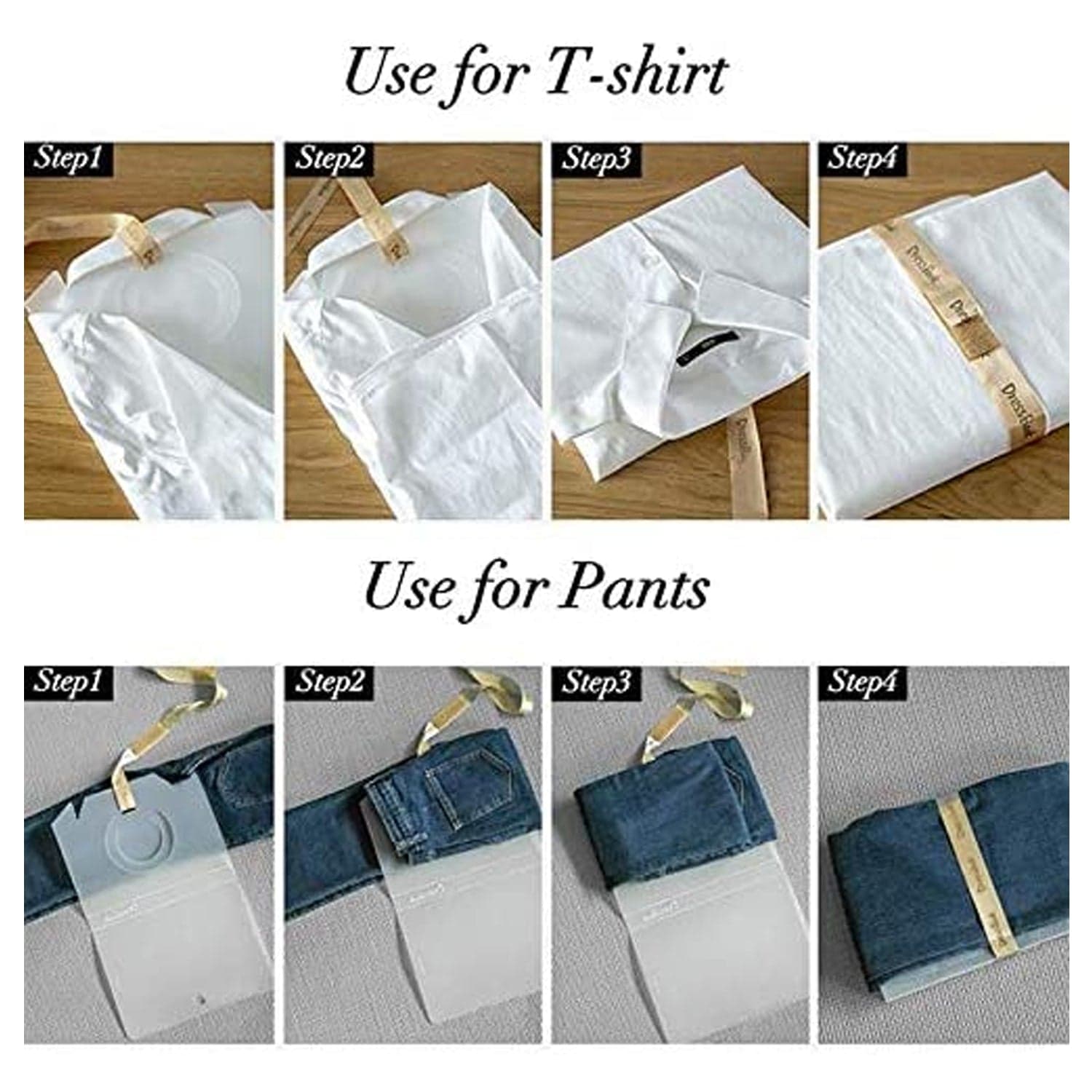 DressBook T Shirt Folder Soft Bendable Folding Board Clothes Folder Storage Organizer ( 5 pcs ) thumbnail 7