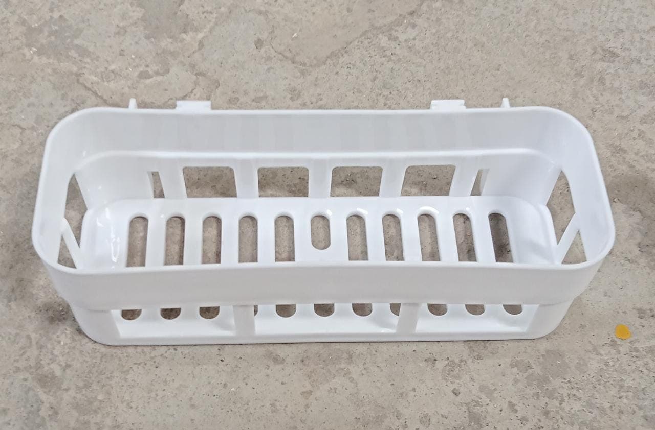 ABS Plastic Shower Corner Caddy Basket Shelf Rack with Wall Mounted Suction Cup for Bathroom Kitchen thumbnail 11
