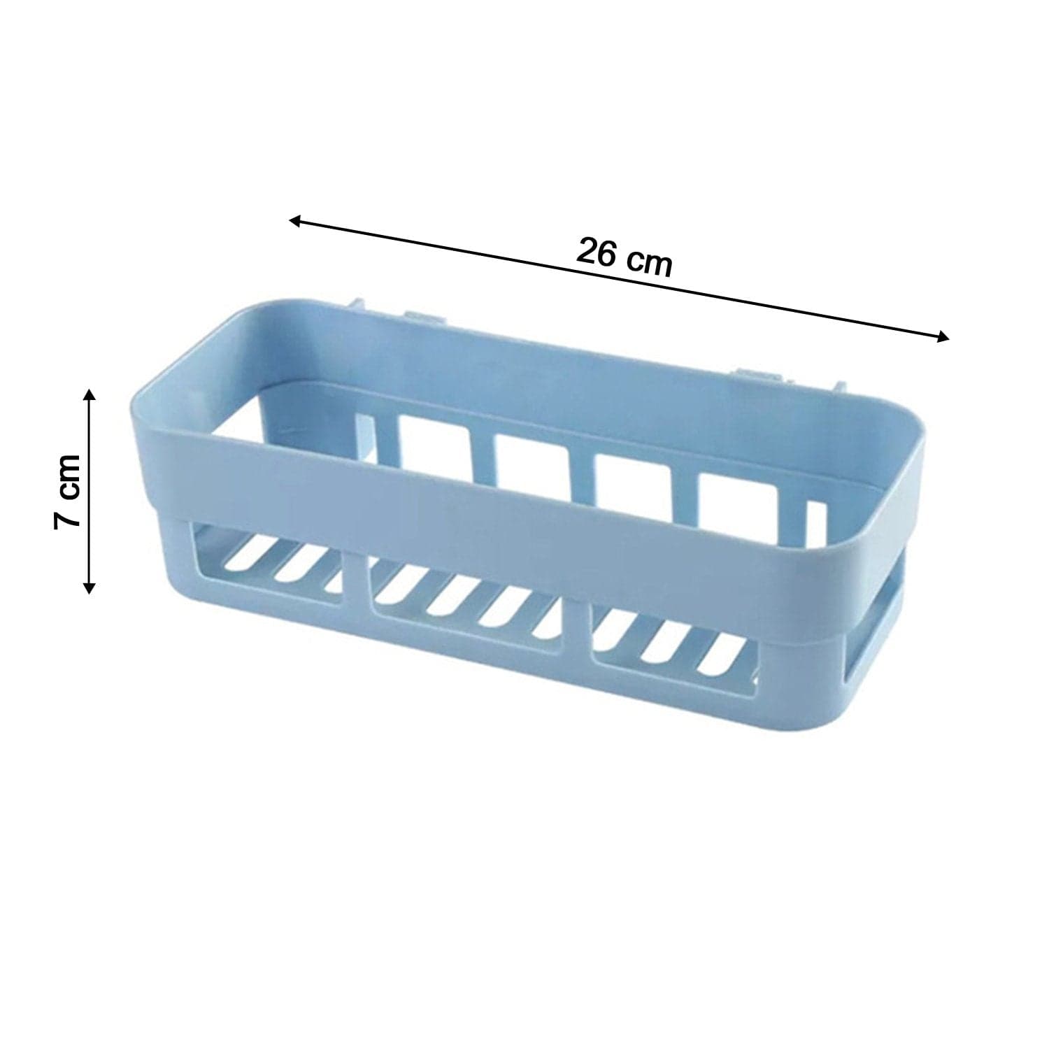 ABS Plastic Shower Corner Caddy Basket Shelf Rack with Wall Mounted Suction Cup for Bathroom Kitchen thumbnail 6