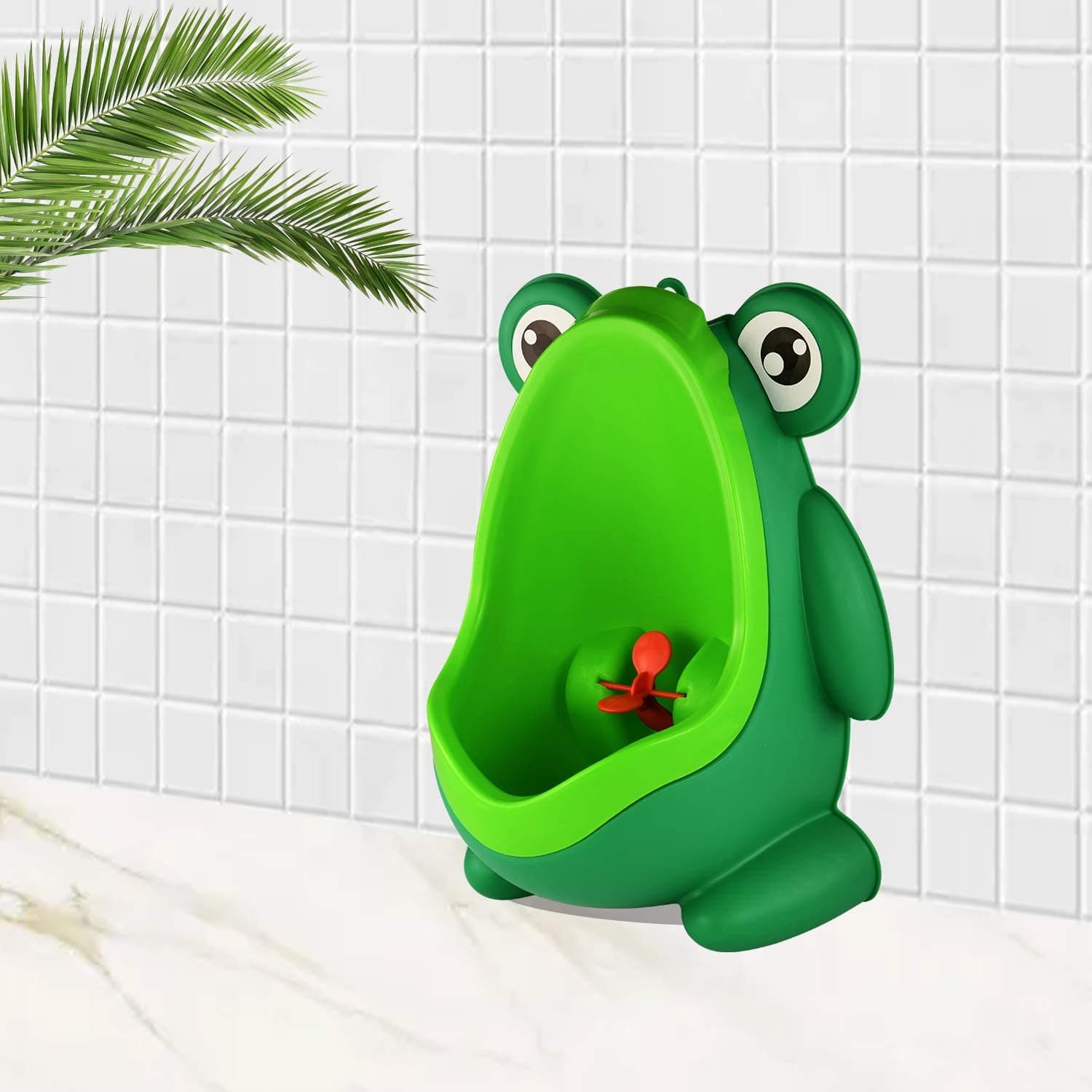 Cute Frog Standing Potty Training Urinal for Boys - Toilet with Funny Aiming Target thumbnail 1