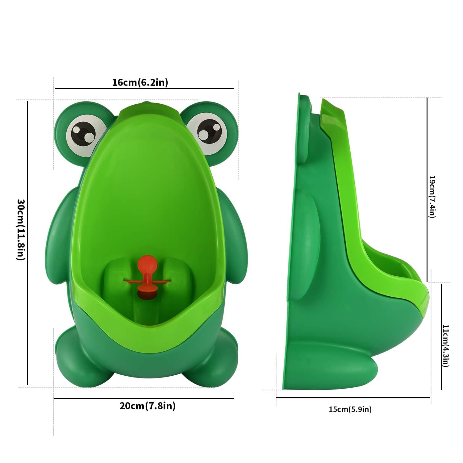 Cute Frog Standing Potty Training Urinal for Boys - Toilet with Funny Aiming Target thumbnail 5