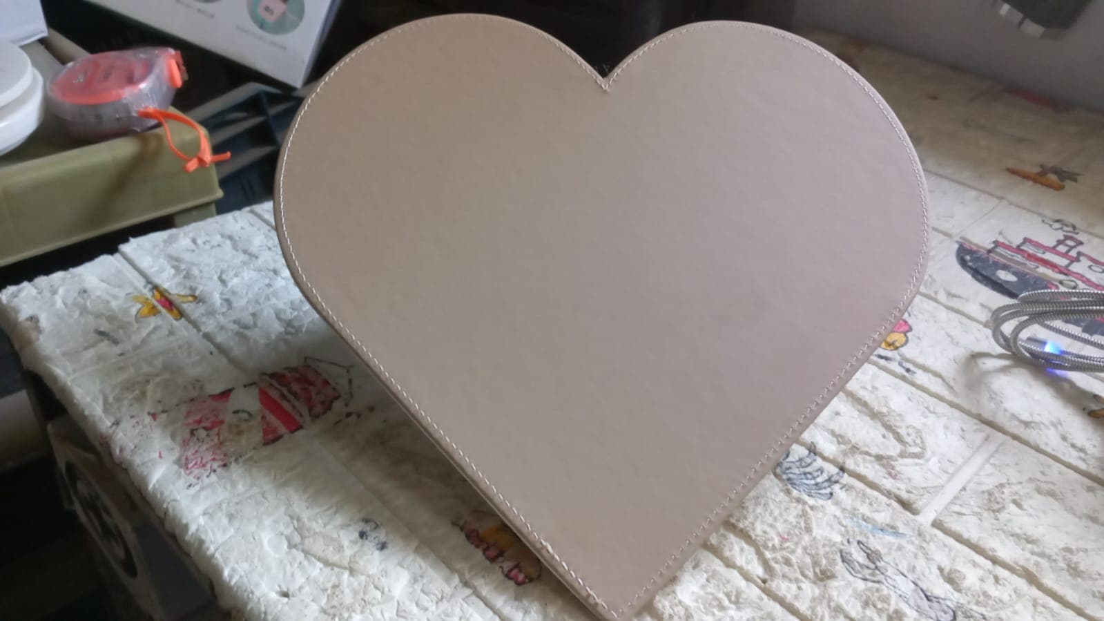 Heart Shape Board For Art and Thick Pad of Heart Shape for Art thumbnail 8