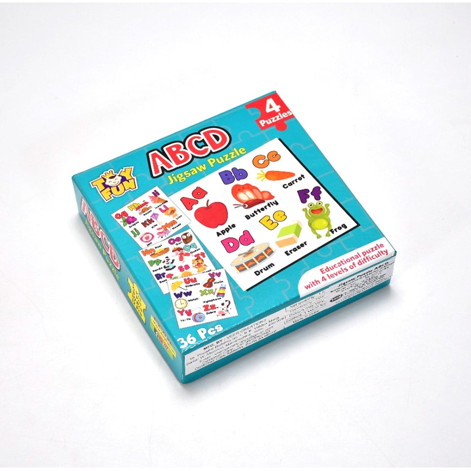 ABC Jigsaw Puzzle Toy for Children (4-Pcs Pack) thumbnail 4