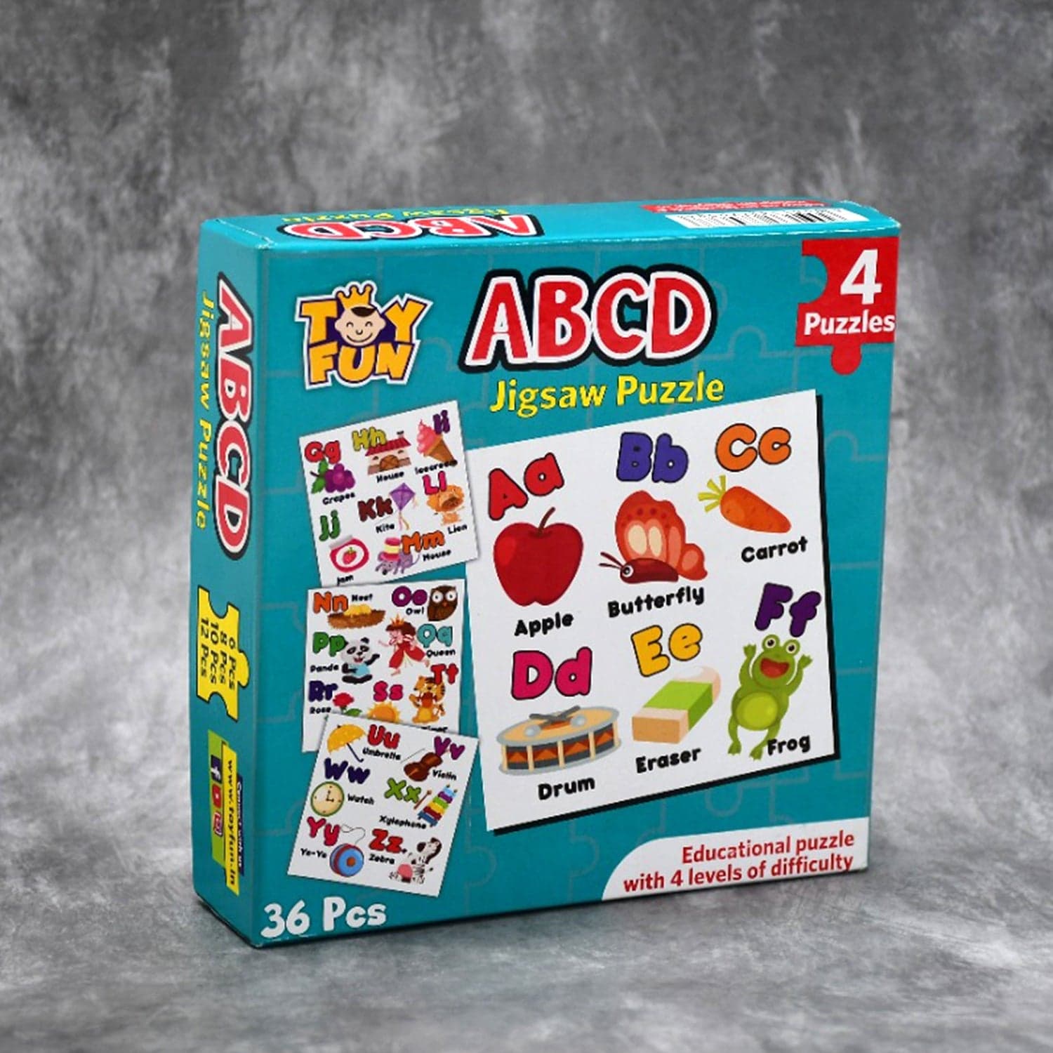 ABC Jigsaw Puzzle Toy for Children (4-Pcs Pack) thumbnail 7