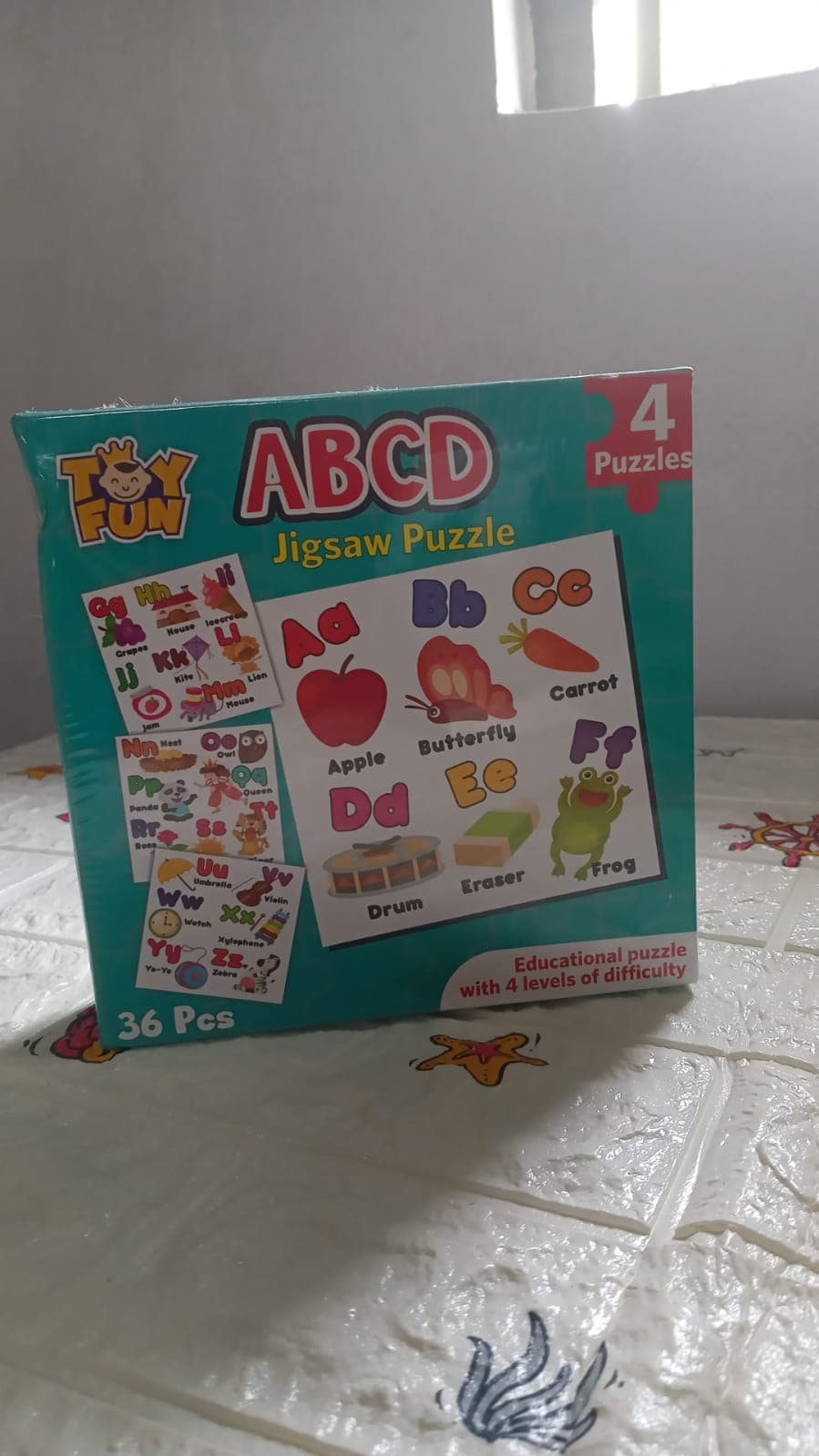 ABC Jigsaw Puzzle Toy for Children (4-Pcs Pack) thumbnail 9