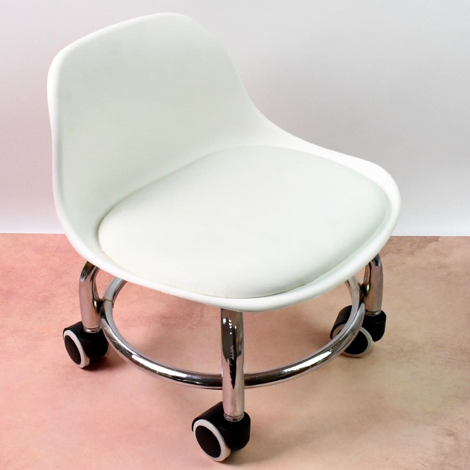 Heavy Duty Round Rolling Stool with Wheels Pedicure Stool (1 pc) thumbnail 3