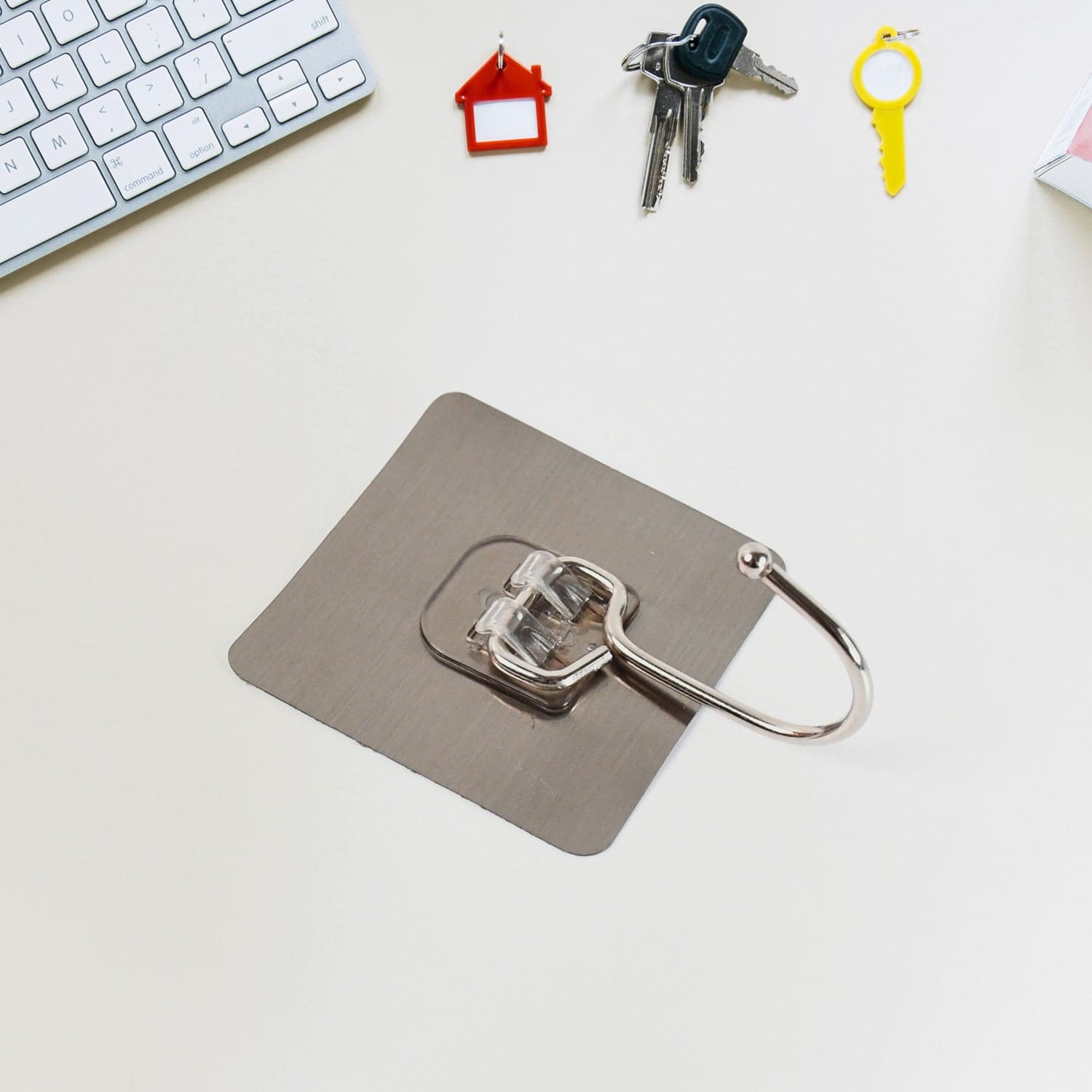 Large Stainless Steel Self Adhesive Wall Hooks (1 Pc) thumbnail 3