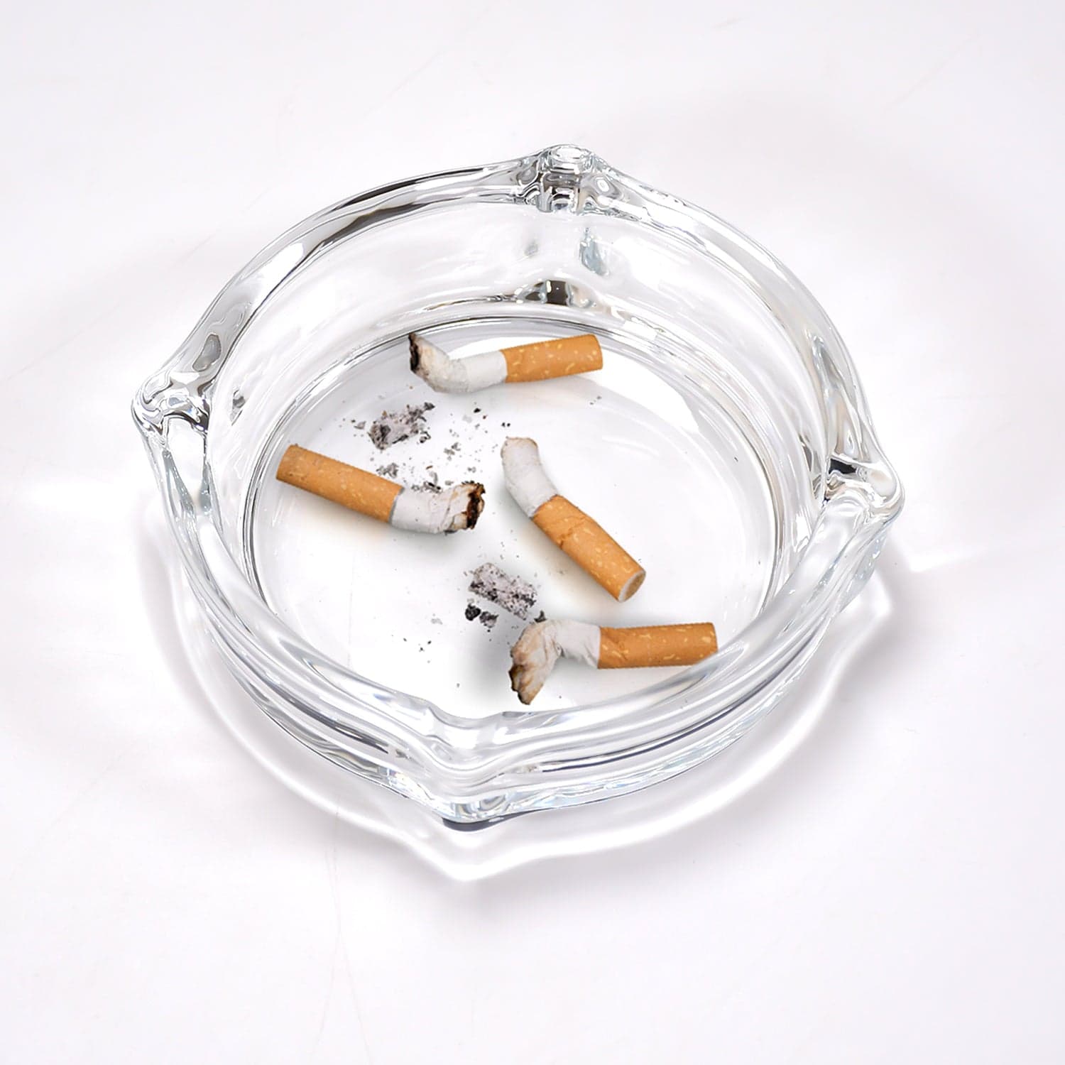 Brunswick Crystal Glass Ashtray for Home & Office thumbnail 1