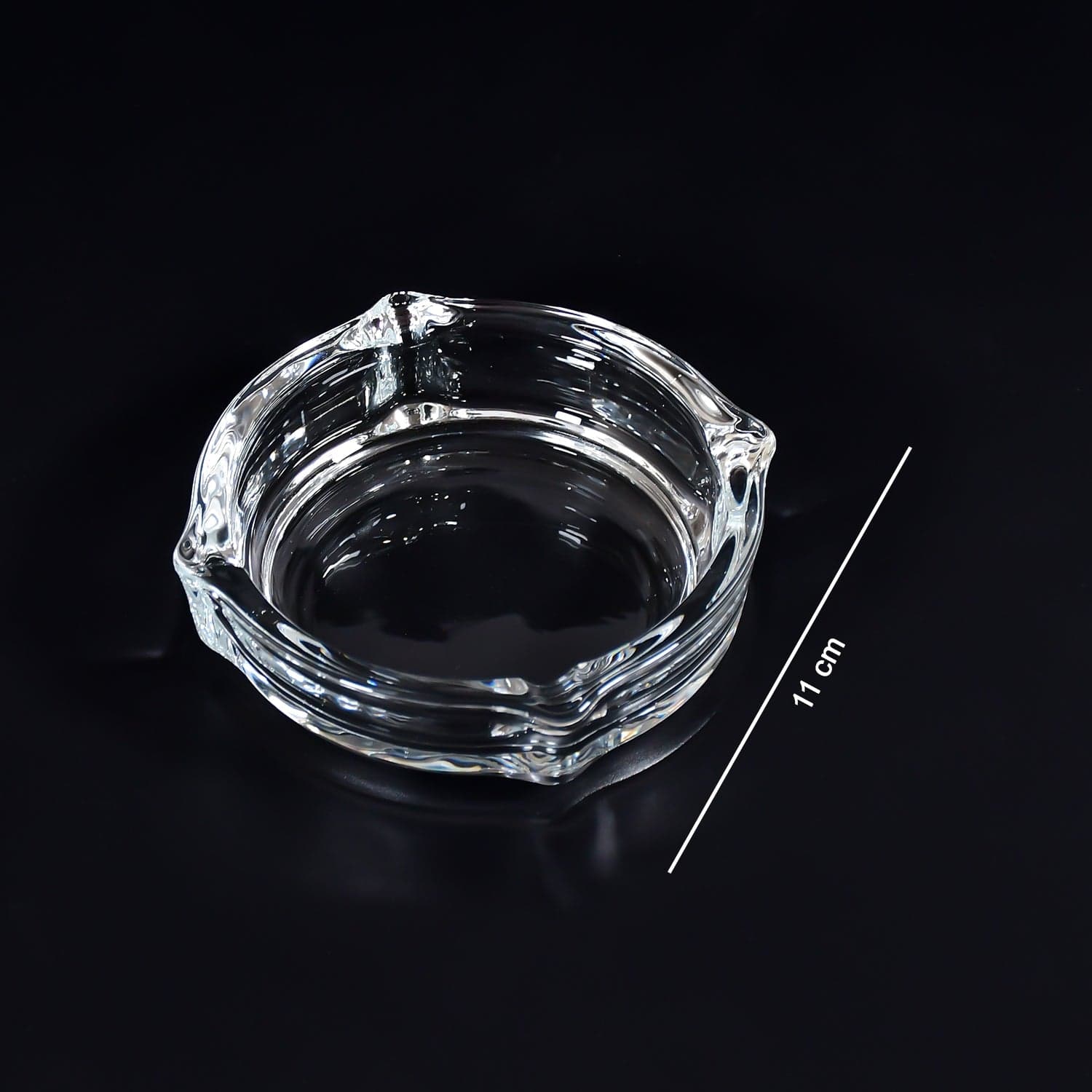 Brunswick Crystal Glass Ashtray for Home & Office thumbnail 5