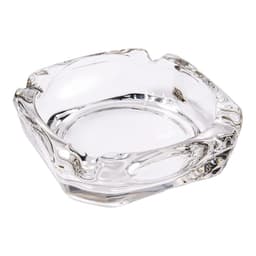 Glass Brunswick Crystal Quality Cigar Cigarette Ashtray Round Tabletop for Home Office Indoor Outdoor Home Decor