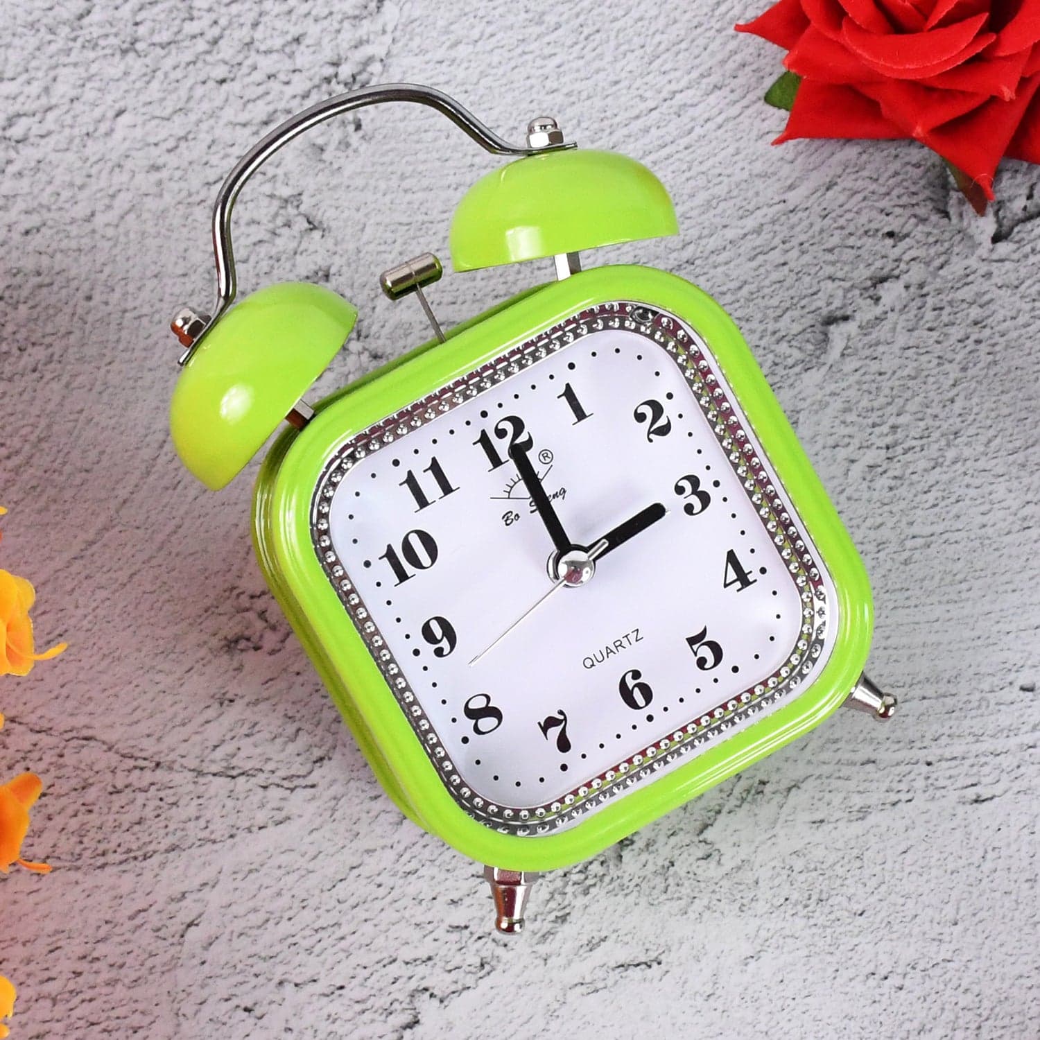 Mini Cute Alarm Clock Small Kids and Students (Mix Design & Color / 1 Pc) thumbnail 3