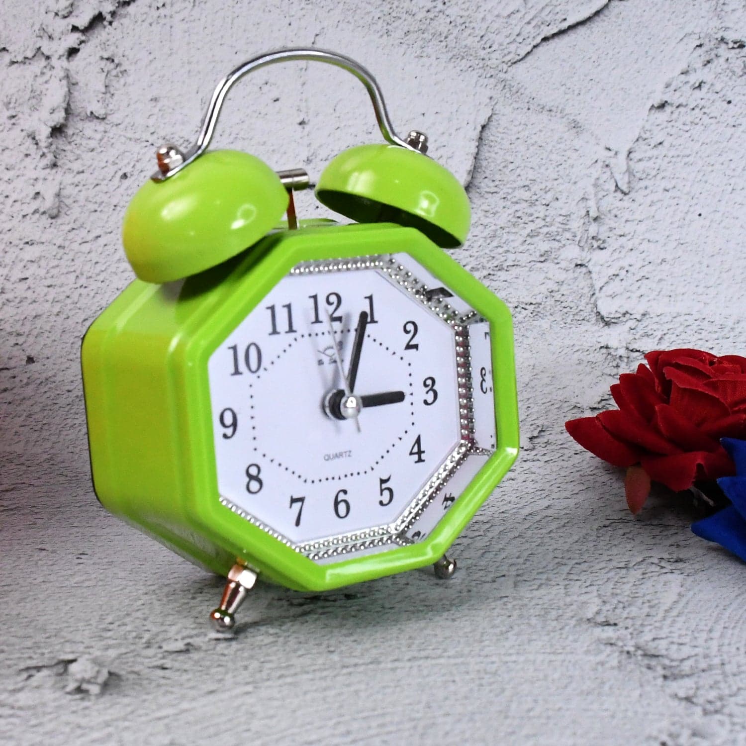 Mini Cute Alarm Clock Small Kids and Students (Mix Design & Color / 1 Pc) thumbnail 6