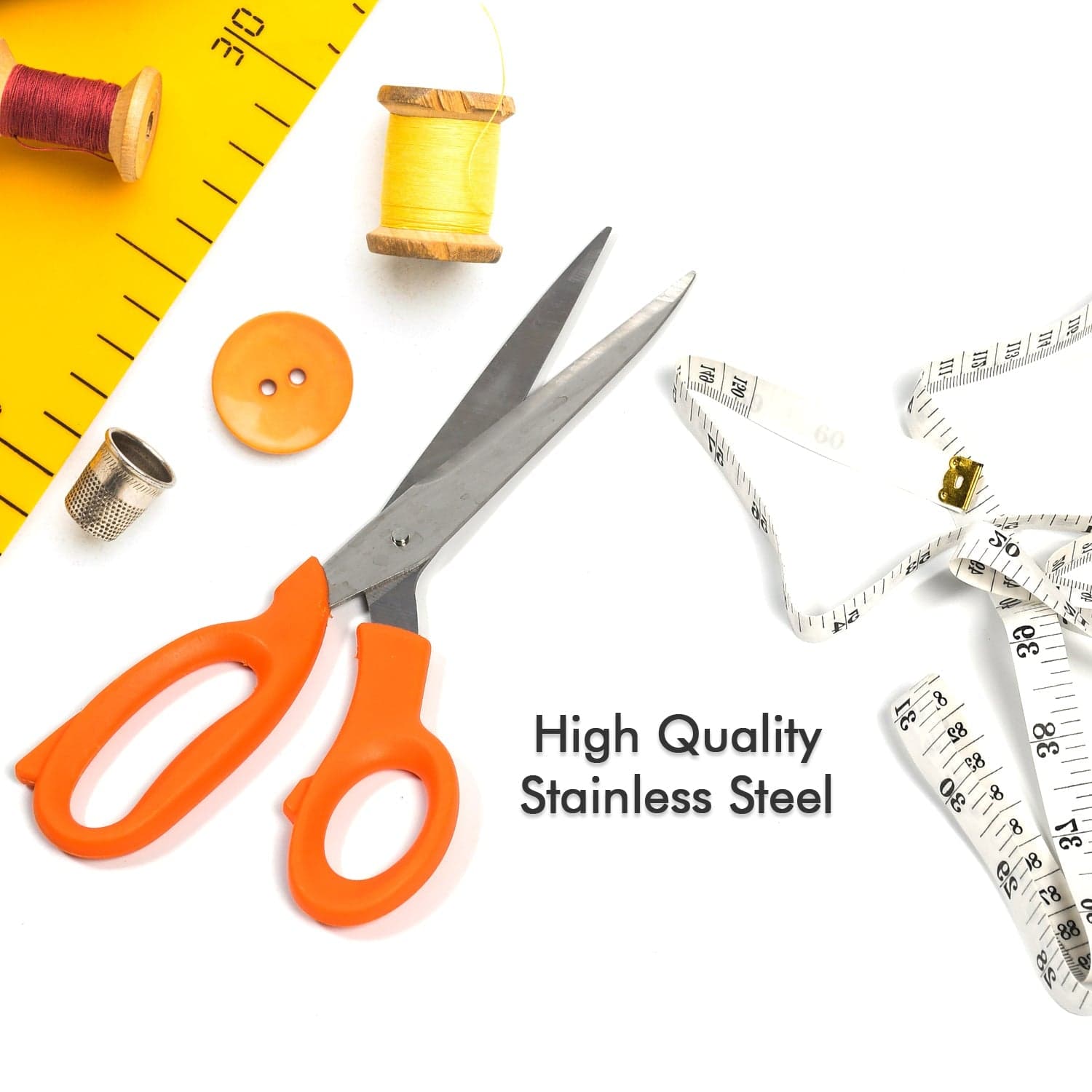 Tailor Scissors And Measuring Tape High Quality Scissor With Flexible Measuring Tape For Tailor & Home Use Scissor thumbnail 3