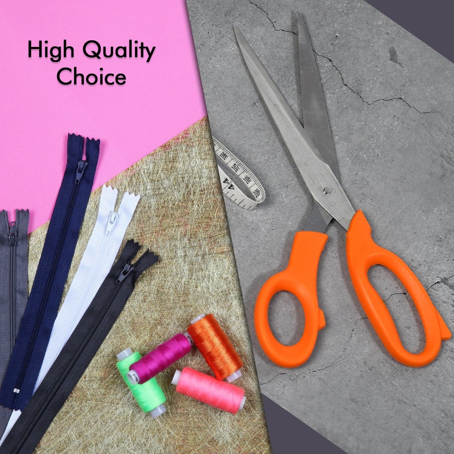 Tailor Scissors And Measuring Tape High Quality Scissor With Flexible Measuring Tape For Tailor & Home Use Scissor thumbnail 8