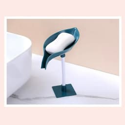 Soap Holder Leaf-Shape Self Draining Soap Dish Holder