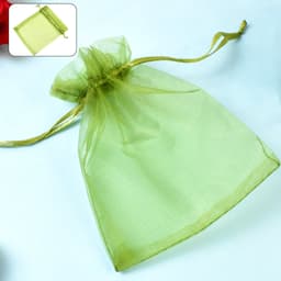 Small Potli Gift Bags, Small Mesh Bags Drawstring Gift Bags (1Pc / 12—10 Cm)