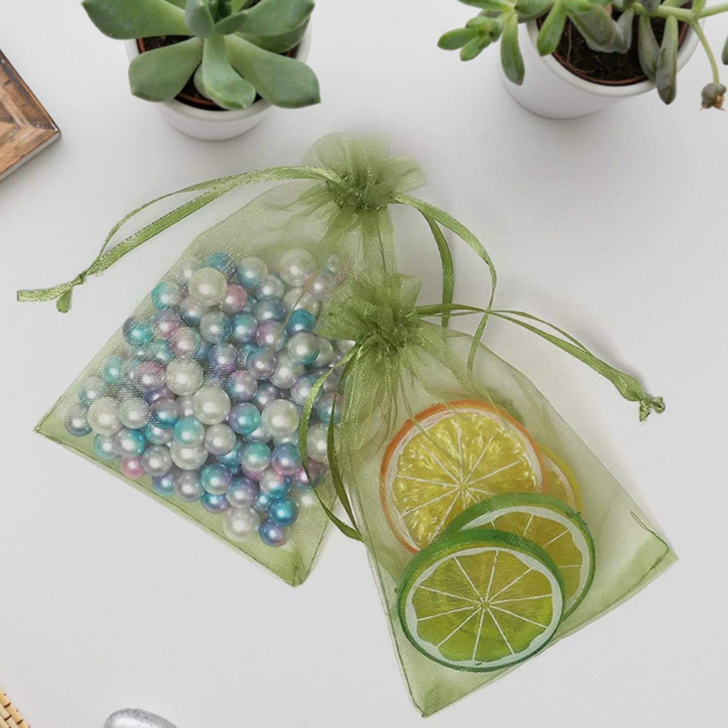 Small Potli Gift Bags, Small Mesh Bags Drawstring Gift Bags (1Pc / 12—10 Cm) thumbnail 3