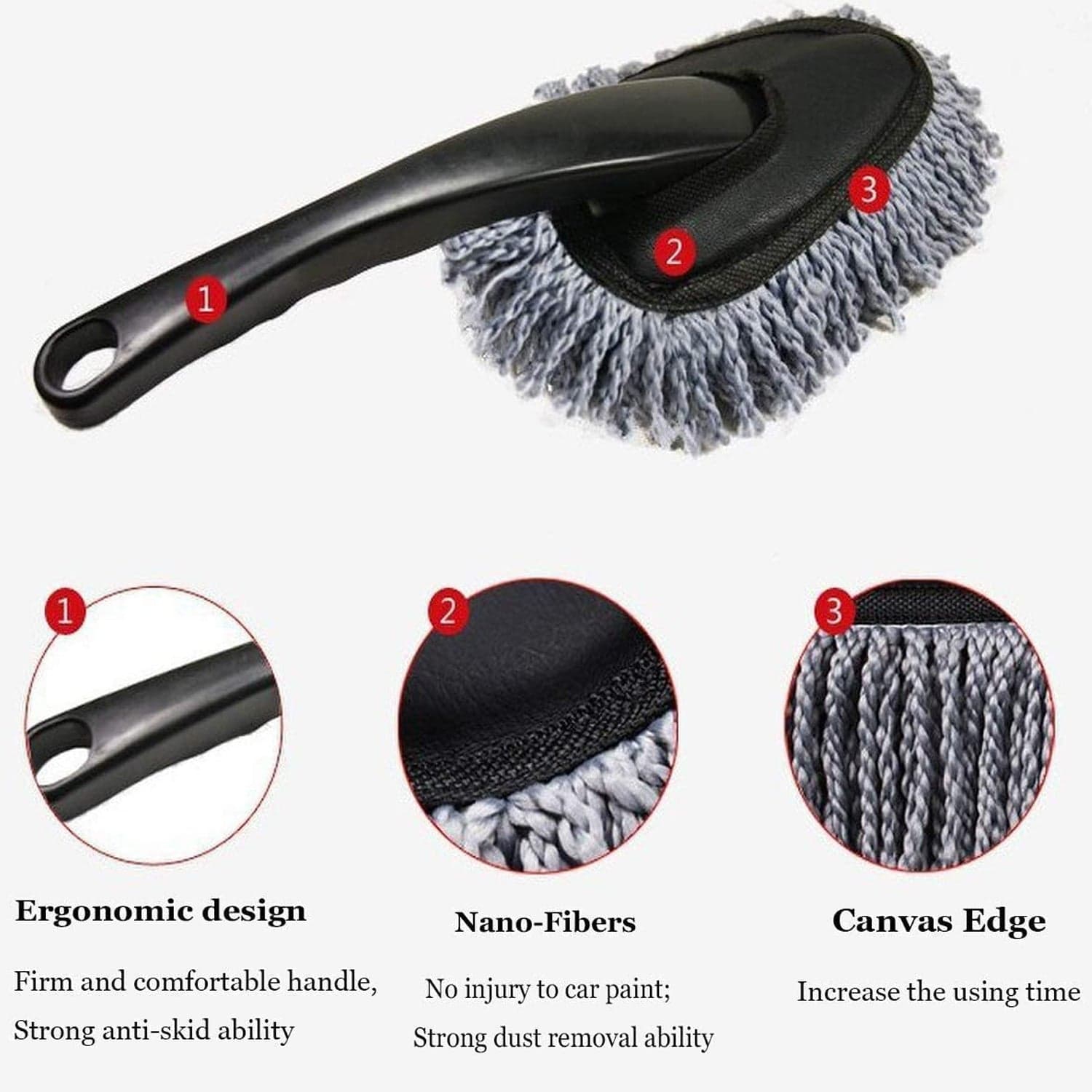 Car Wash Cleaning Brush Microfiber Dusting Tool Duster Dust Mop Home Cleaning For Cleaning And Washing Of Dirty Car Glasses thumbnail 5