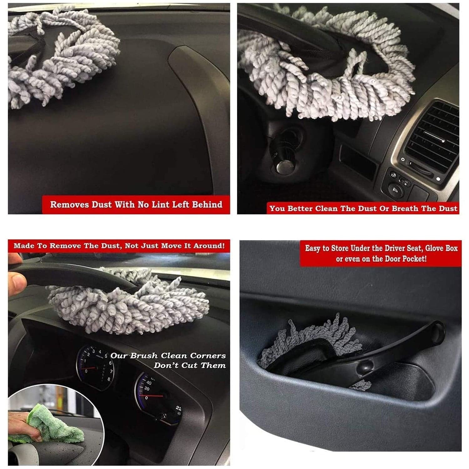 Car Wash Cleaning Brush Microfiber Dusting Tool Duster Dust Mop Home Cleaning For Cleaning And Washing Of Dirty Car Glasses thumbnail 8